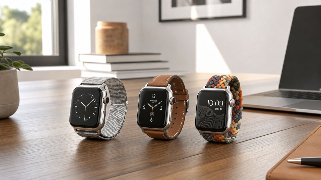 Image of Best Smartwatch Bands for the Office: 2026 Guide - Nothing but Bands