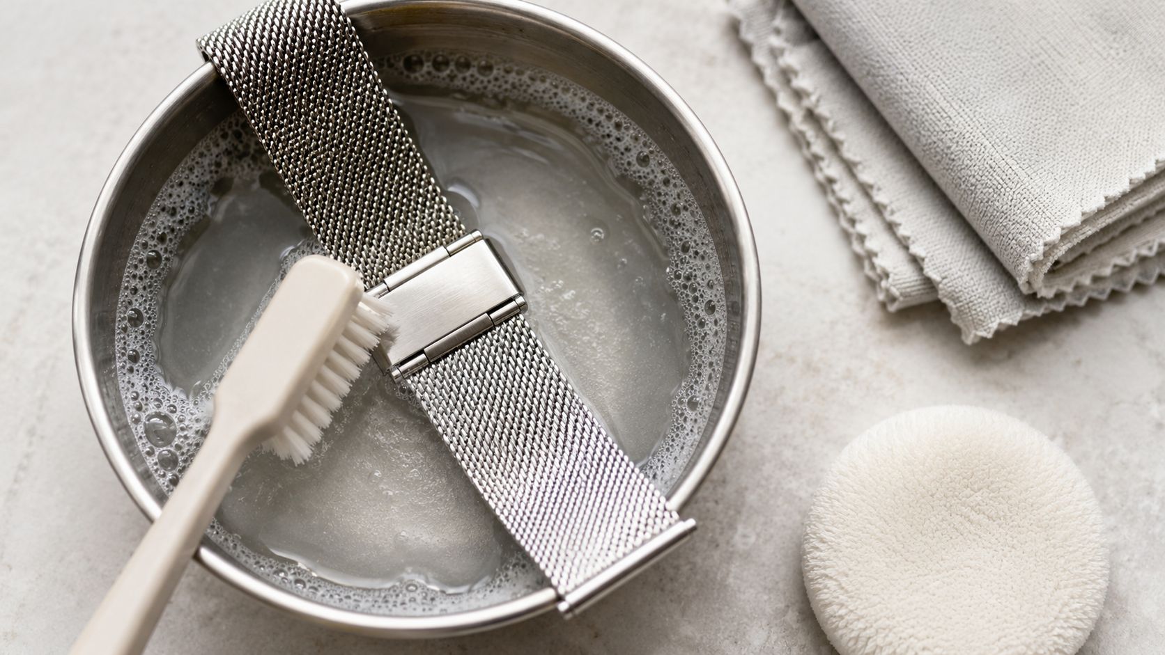Image of How to Clean a Milanese Watch Strap Your Complete Guide - Nothing but Bands