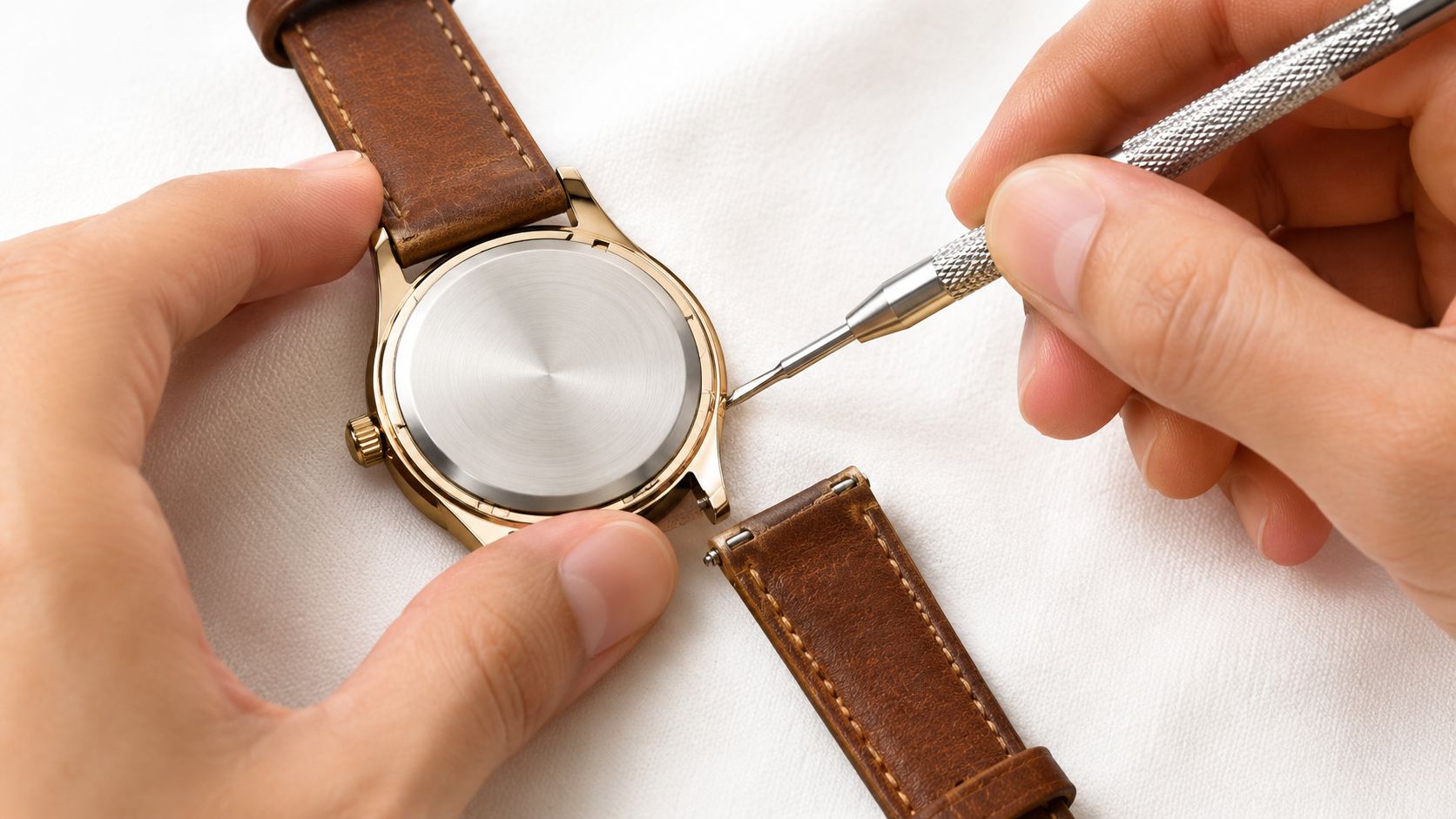 Image of How to Remove Leather Watch Band Without Damage