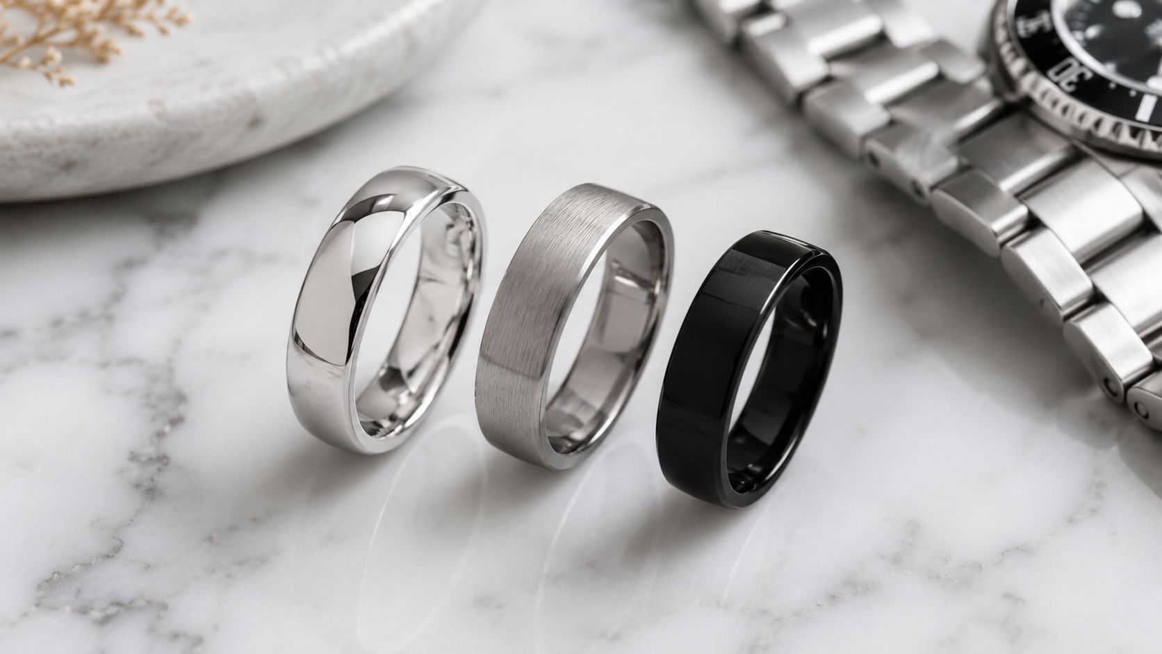 Image of Stainless Steel Wedding Bands: 2026 Buyer's Guide - Nothing but Bands