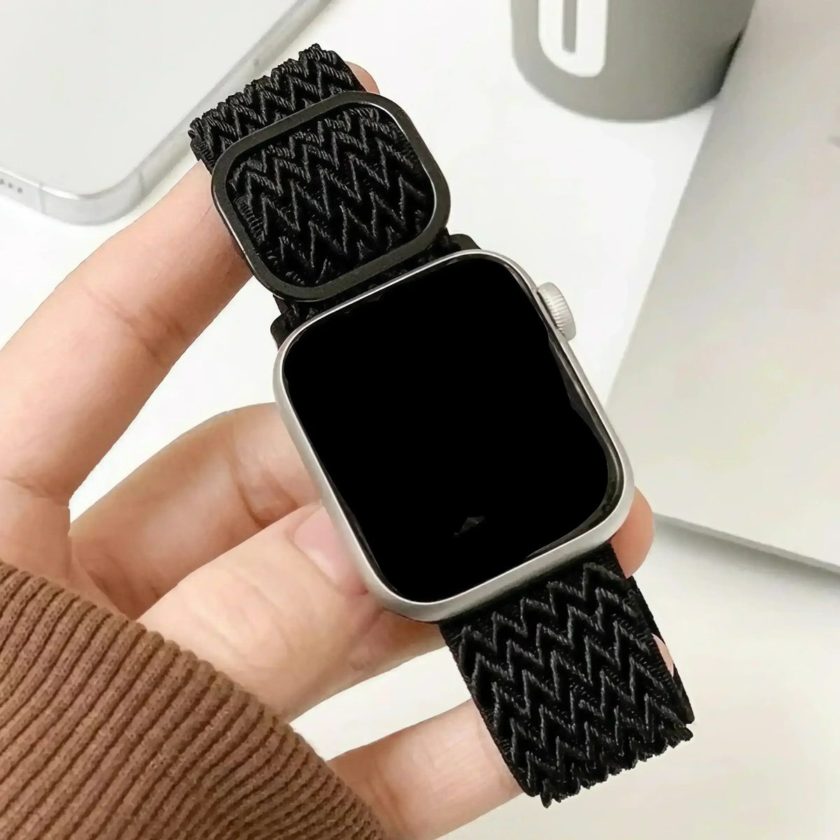 Arden — Nylon Loop (Olive) — Apple Watch - Nothing but Bands