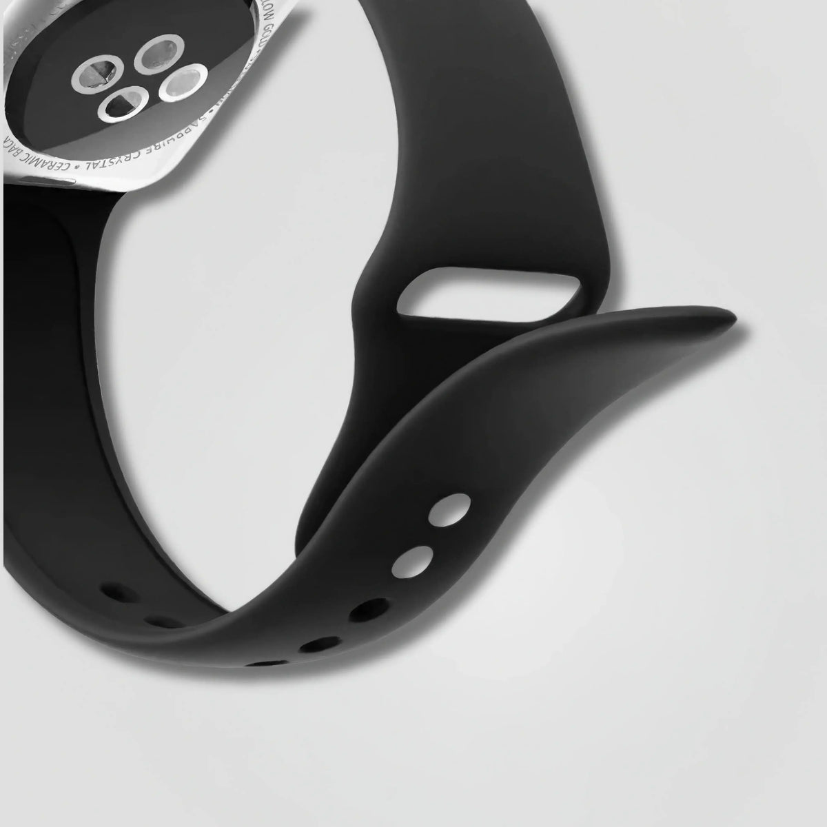 Halo — Silicone Sport Band (Black) — Apple Watch - Nothing but Bands