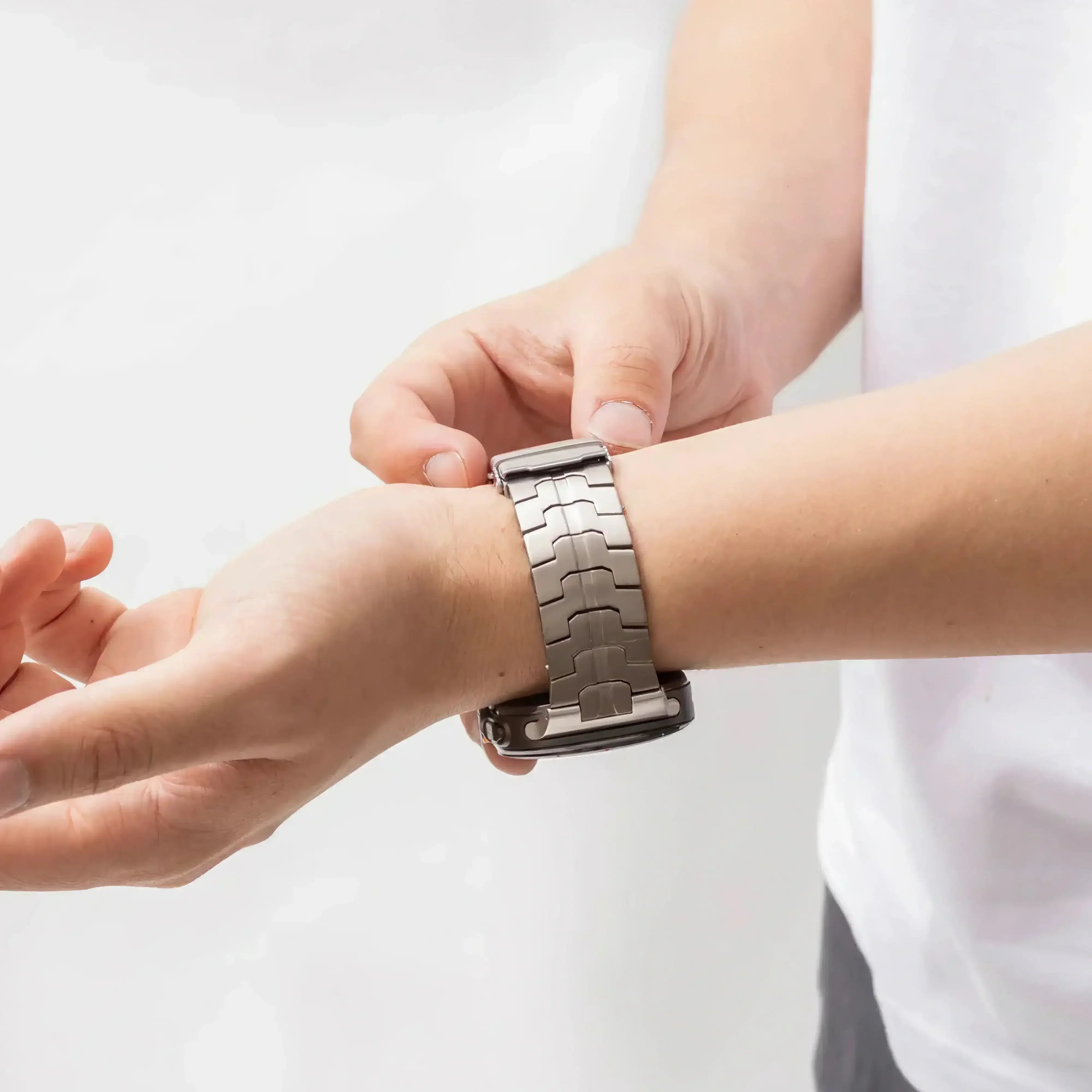 Image of Kryos — Stainless Link — Galaxy Watch Ultra - Nothing but Bands