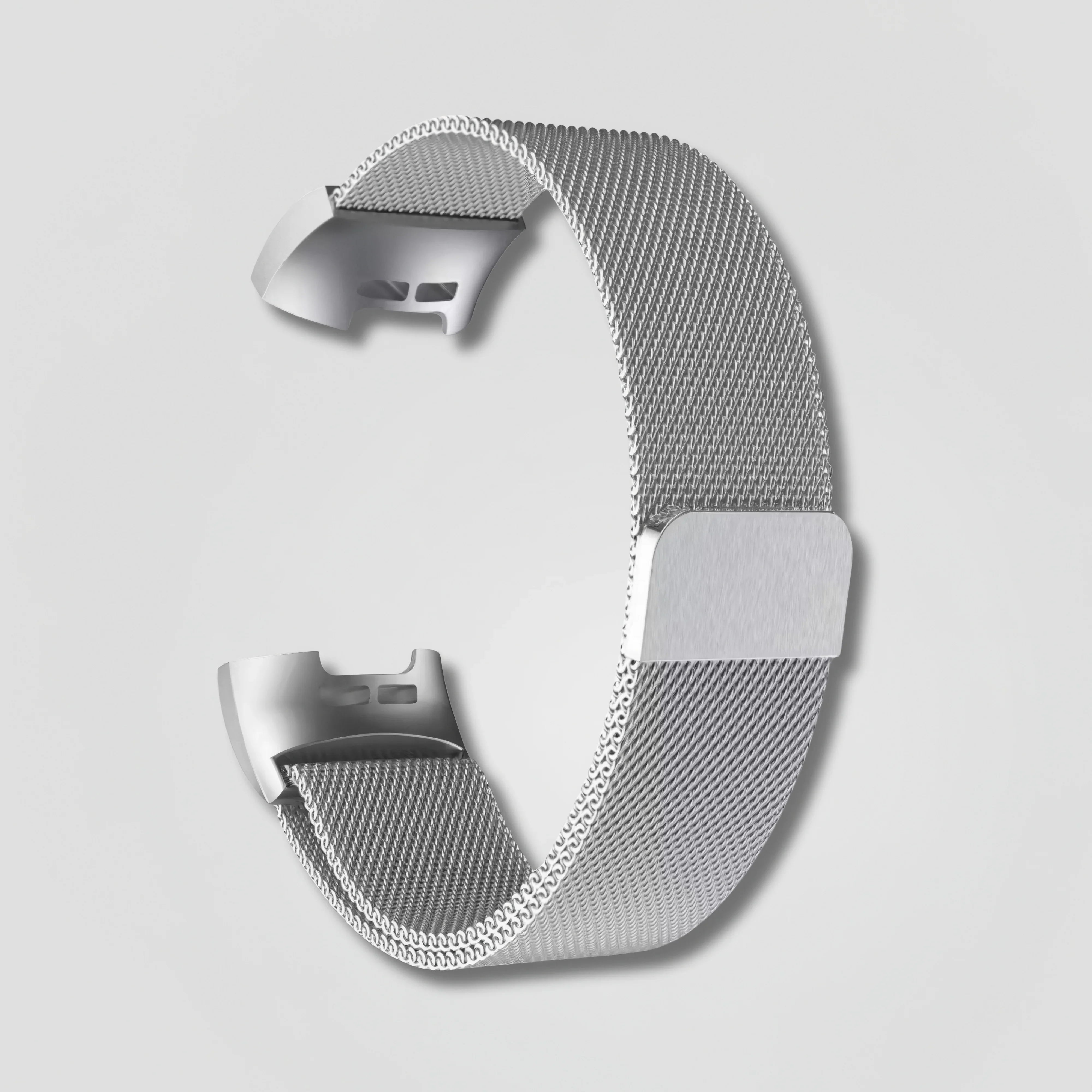 Image of Lurea — Magnetic Milanese (Silver) — Fitbit Charge 3/4 - Nothing but Bands