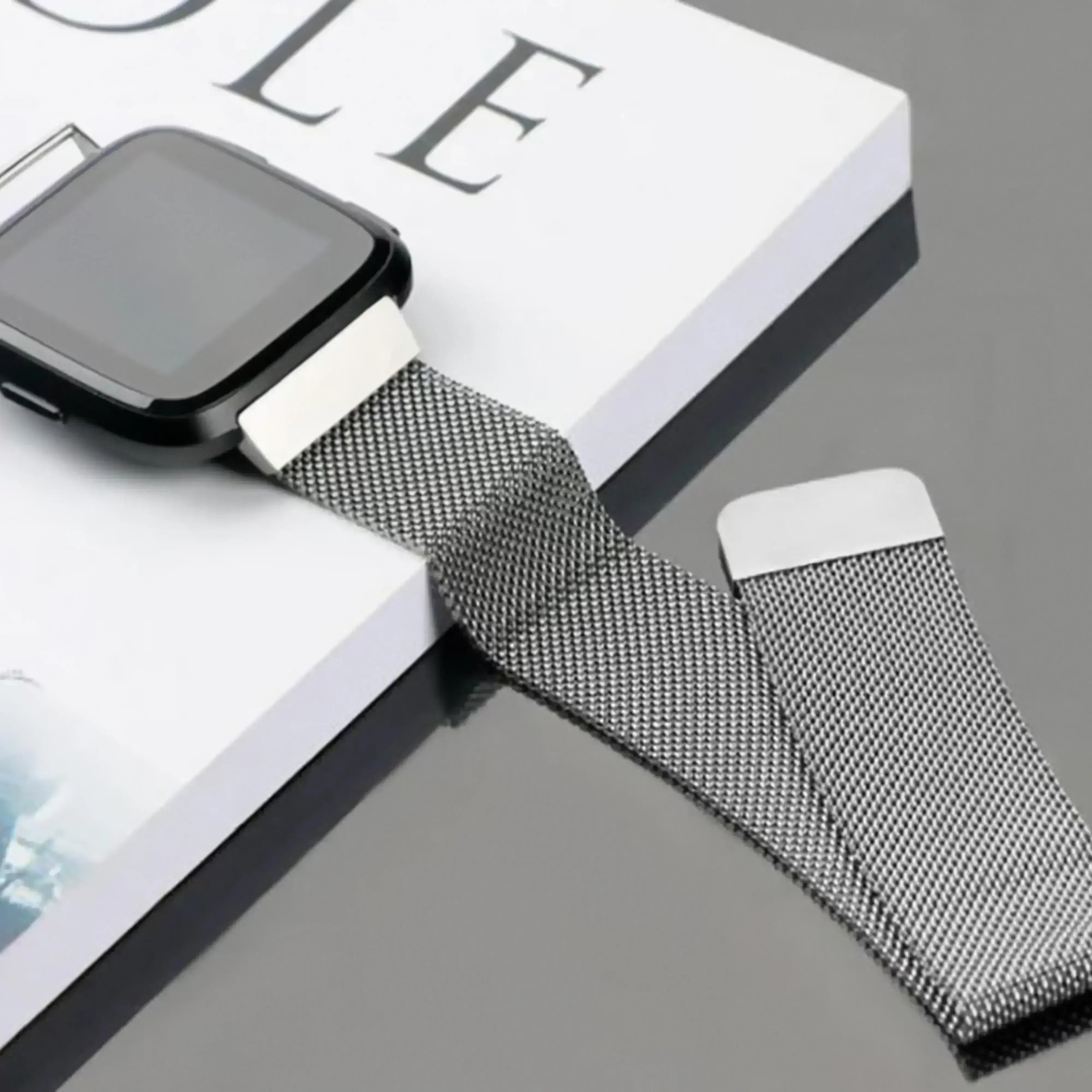Image of Nova — Magnetic Milanese — Fitbit Versa 1/2 & Lite - Nothing but Bands