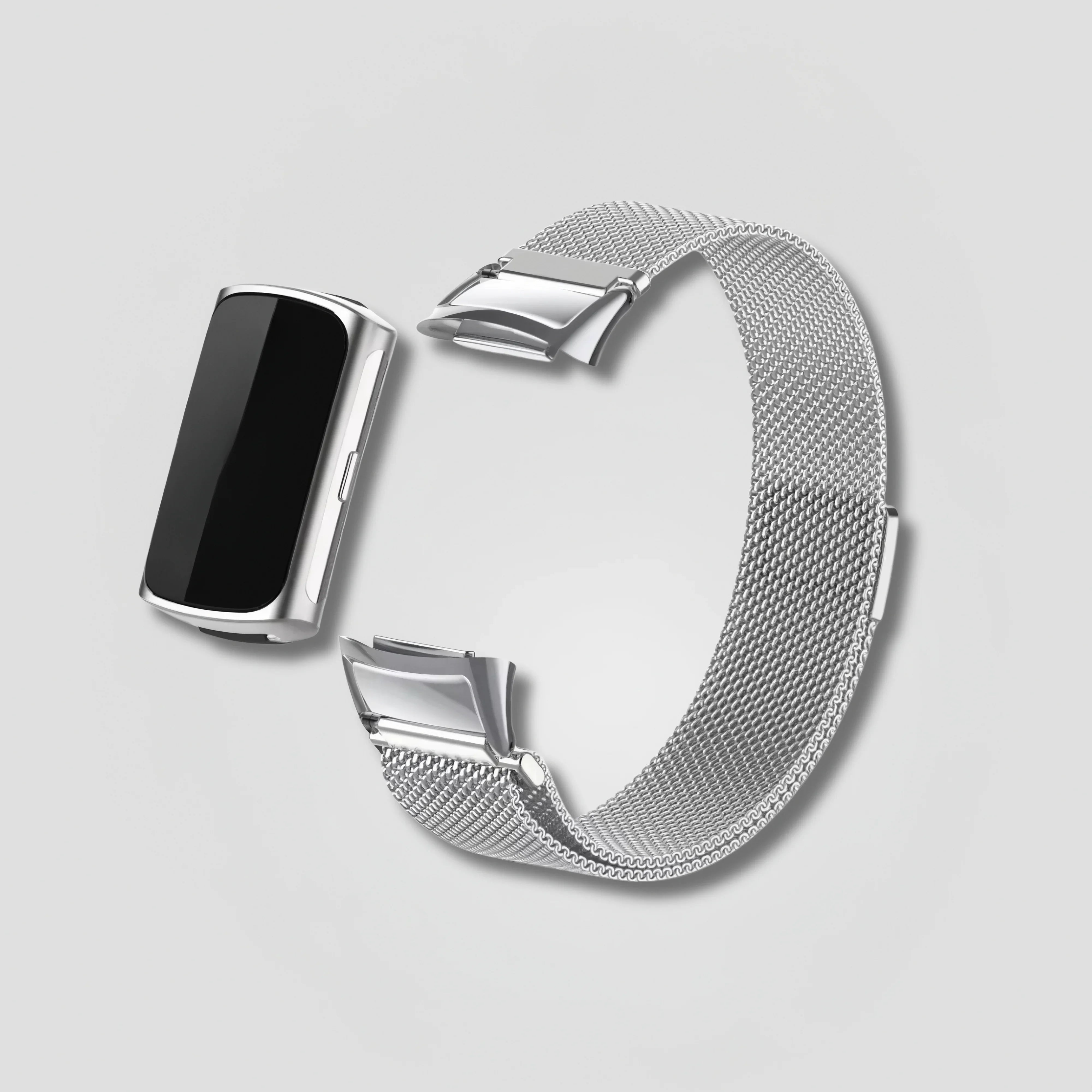 Image of Orivo — Magnetic Milanese (Silver) — Fitbit Charge 5/6 - Nothing but Bands