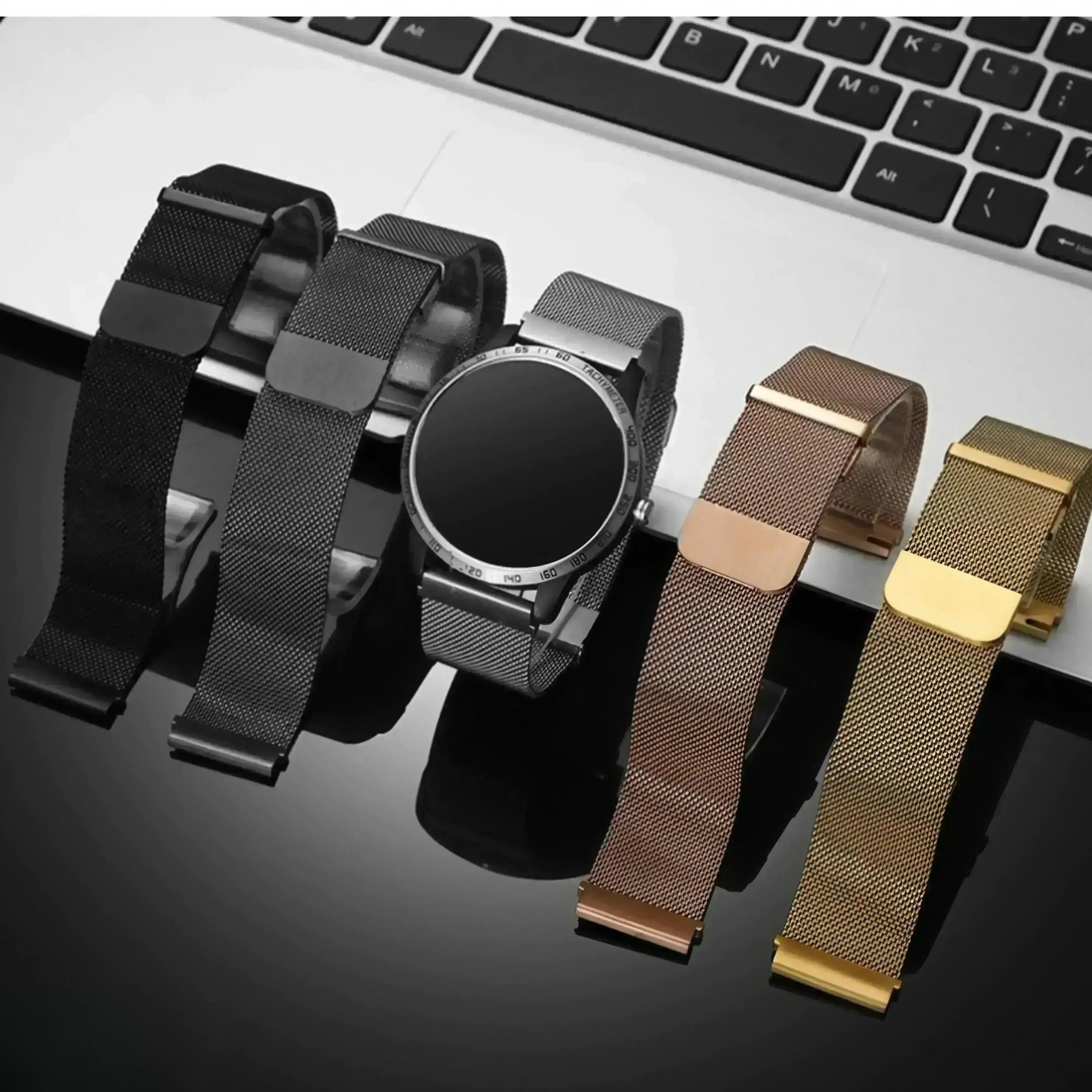 Image of Solin — Magnetic Milanese — Quick Release 22mm - Nothing but Bands