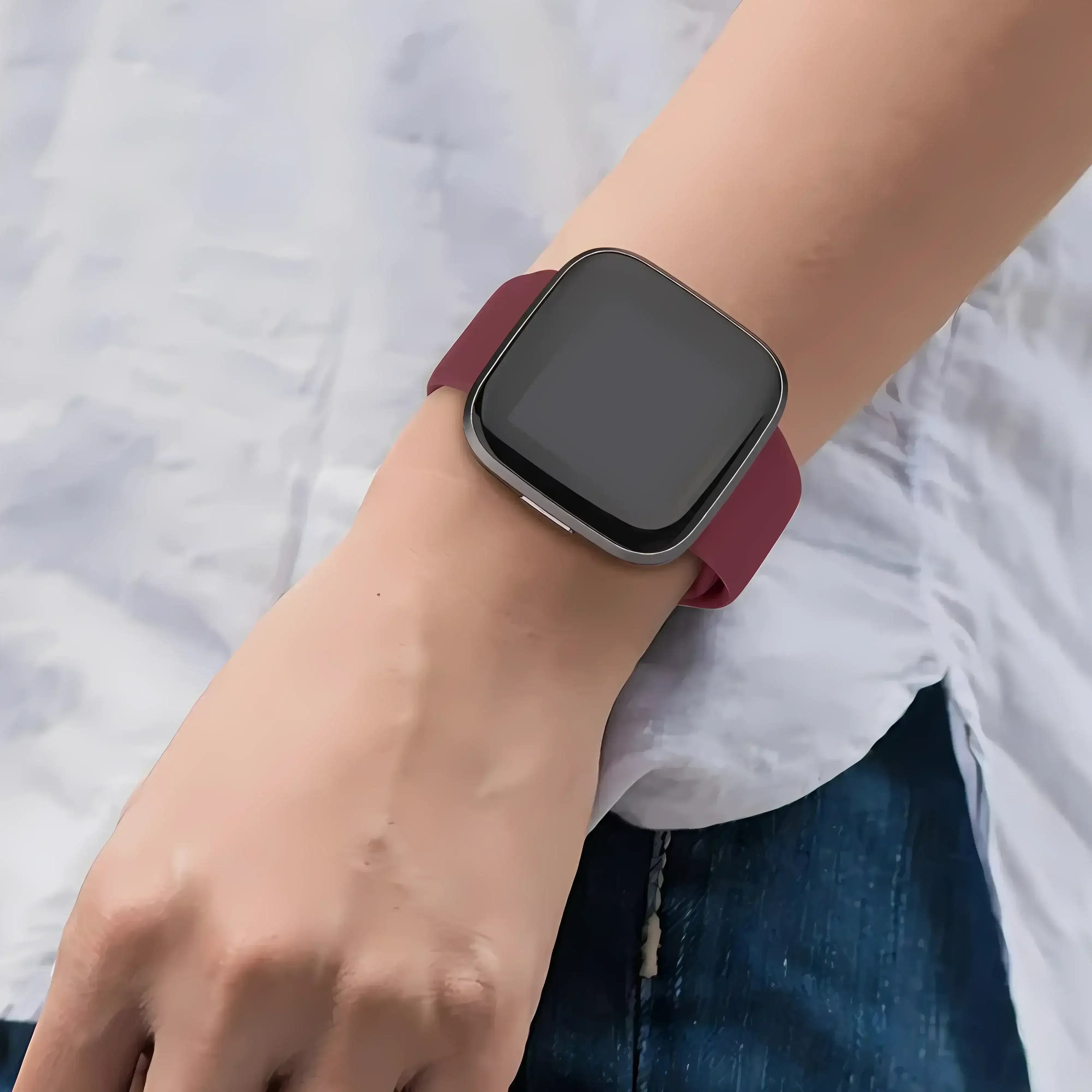 Image of Solvia — Silicone Sport Band — Fitbit Versa 1/2 & Lite - Nothing but Bands
