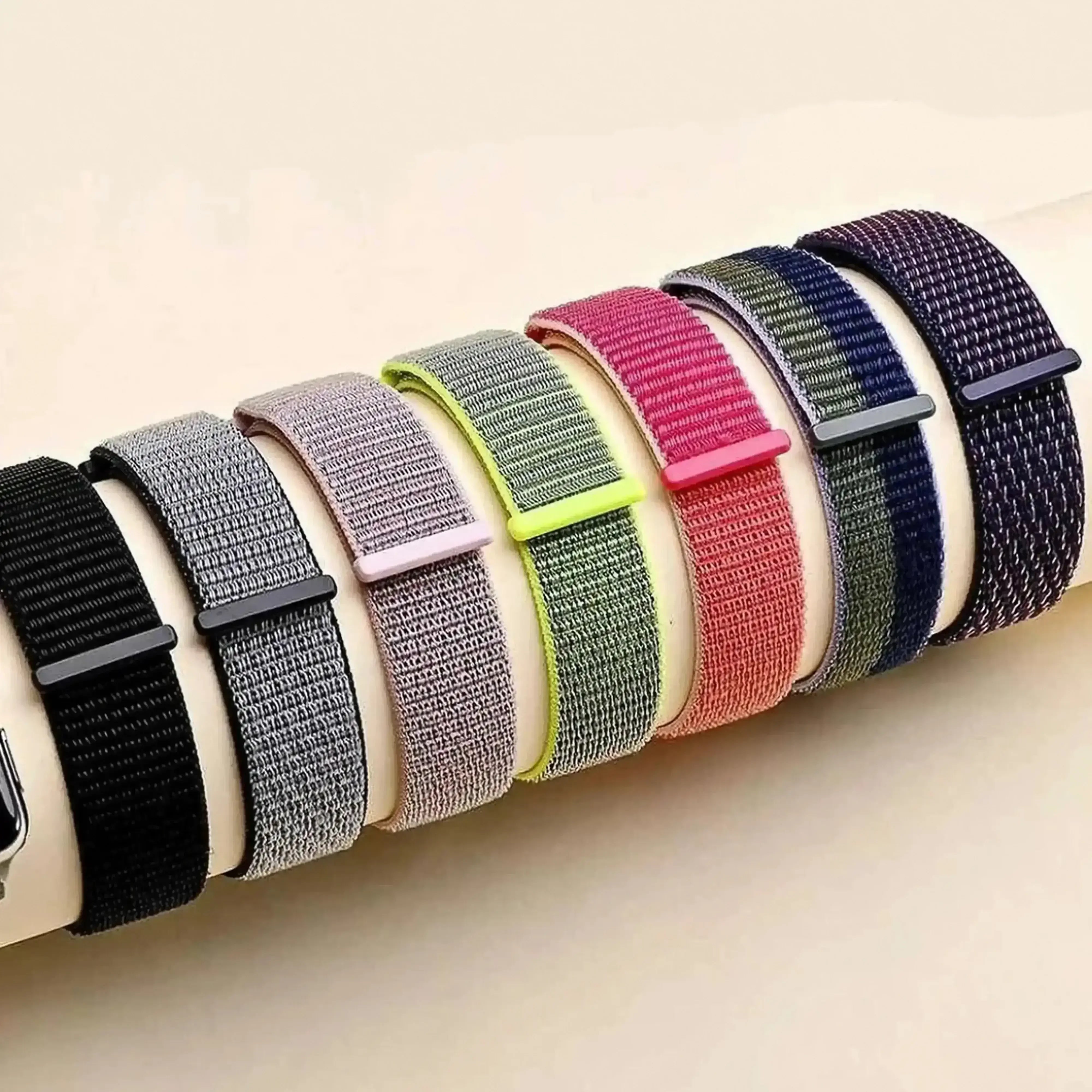 Image of Vellora - Nylon Loop - Fitbit Versa 3/4 & Sense 1/2 - Nothing but Bands
