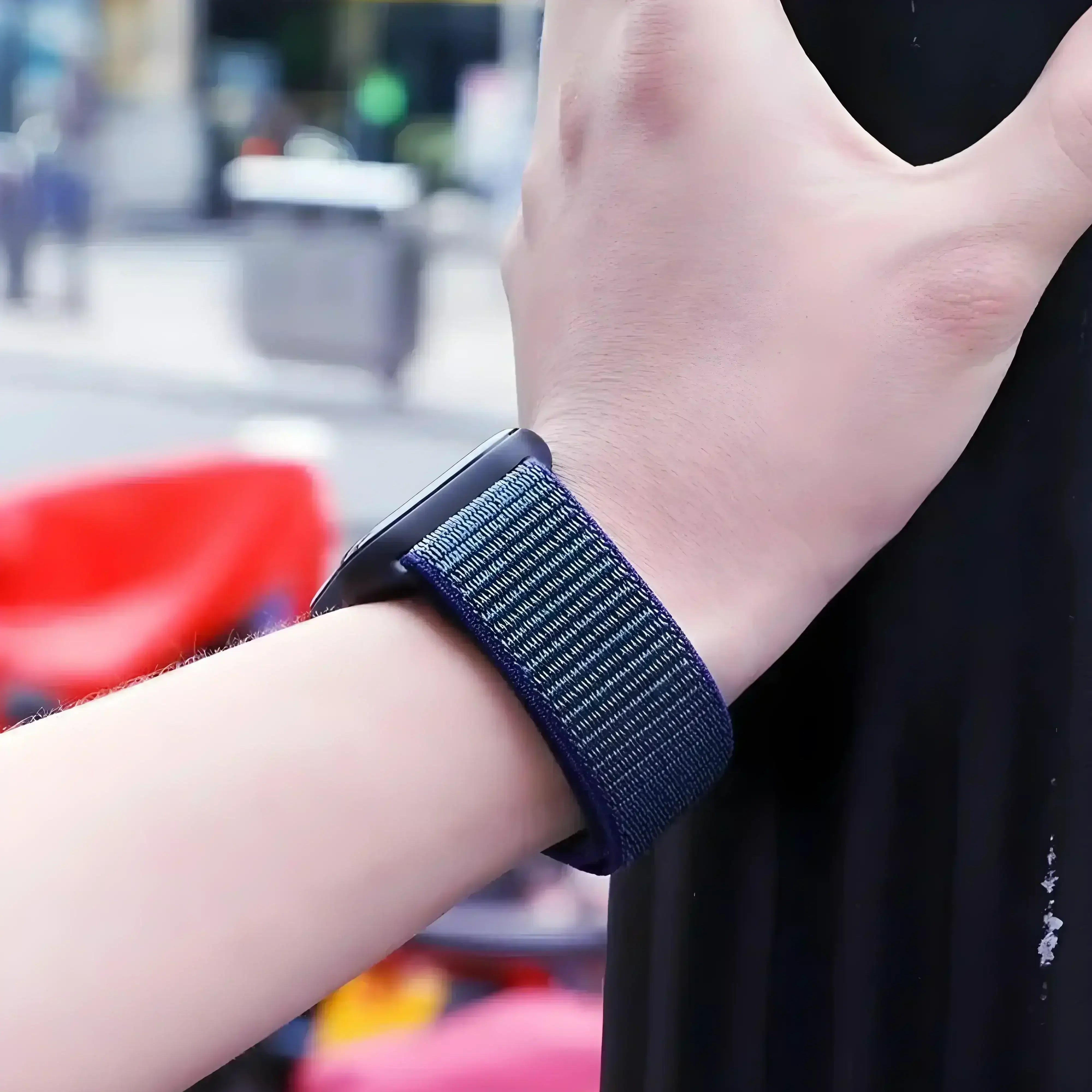 Image of Vellora - Nylon Loop - Fitbit Versa 3/4 & Sense 1/2 - Nothing but Bands