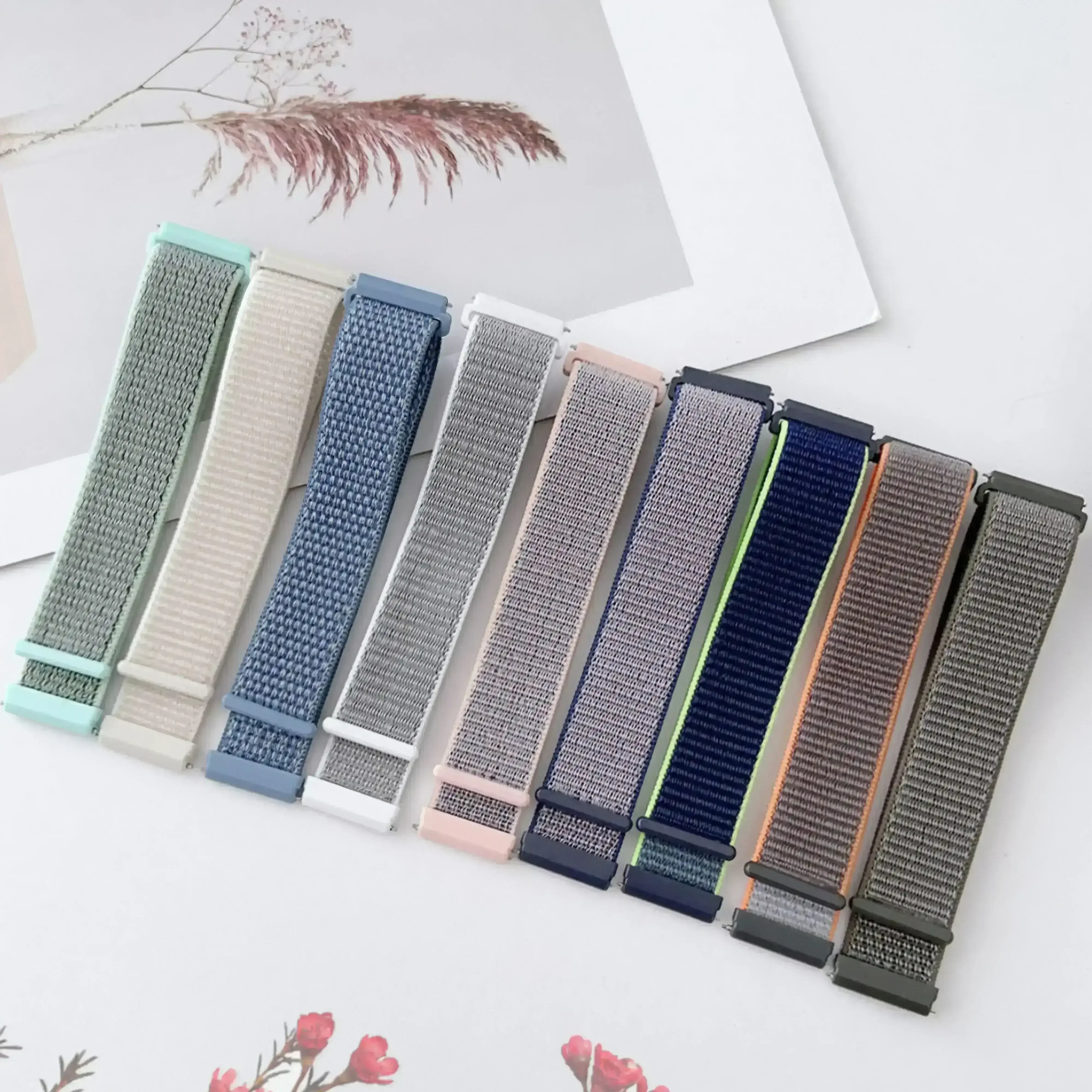 Image of Vellora - Nylon Loop - Fitbit Versa 3/4 & Sense 1/2 - Nothing but Bands