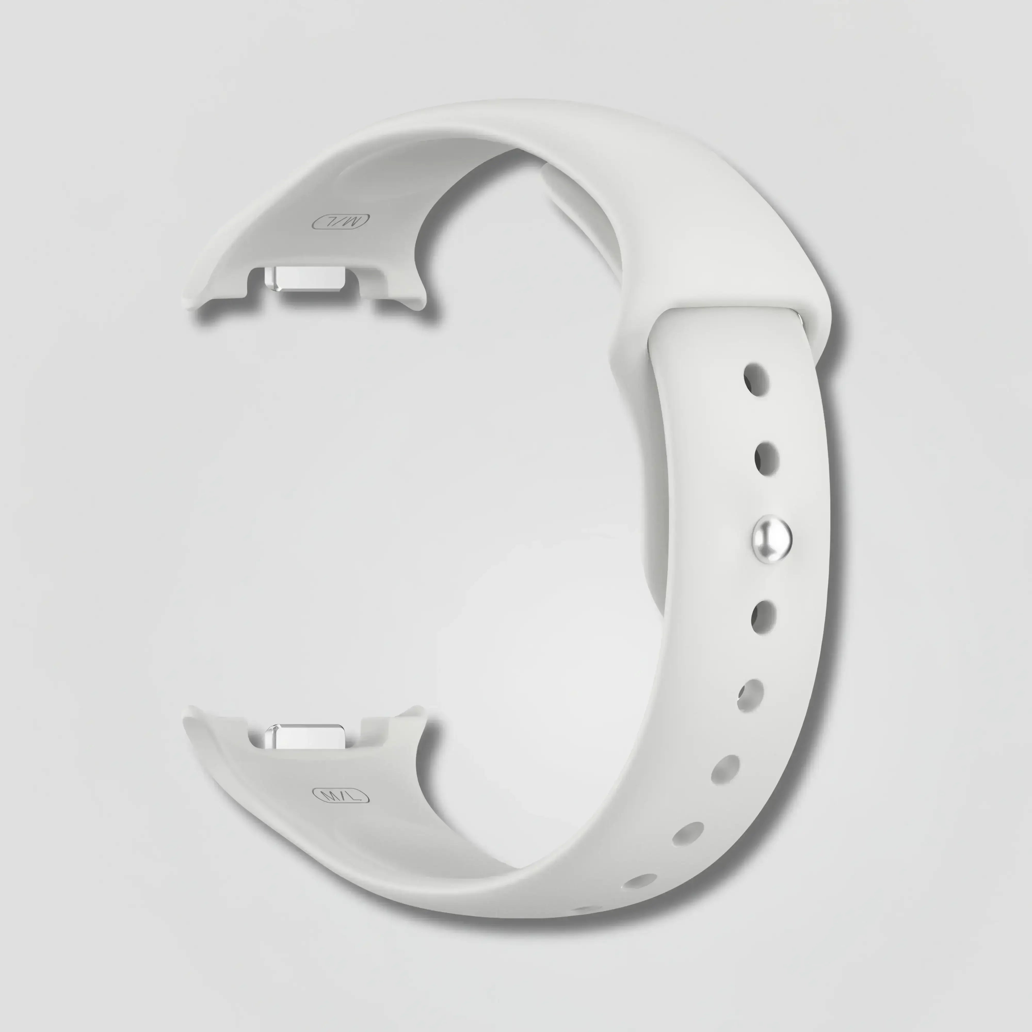 Image of Vornis — Silicone Sport Band (Light Grey) — Samsung Watch 8 - Nothing but Bands