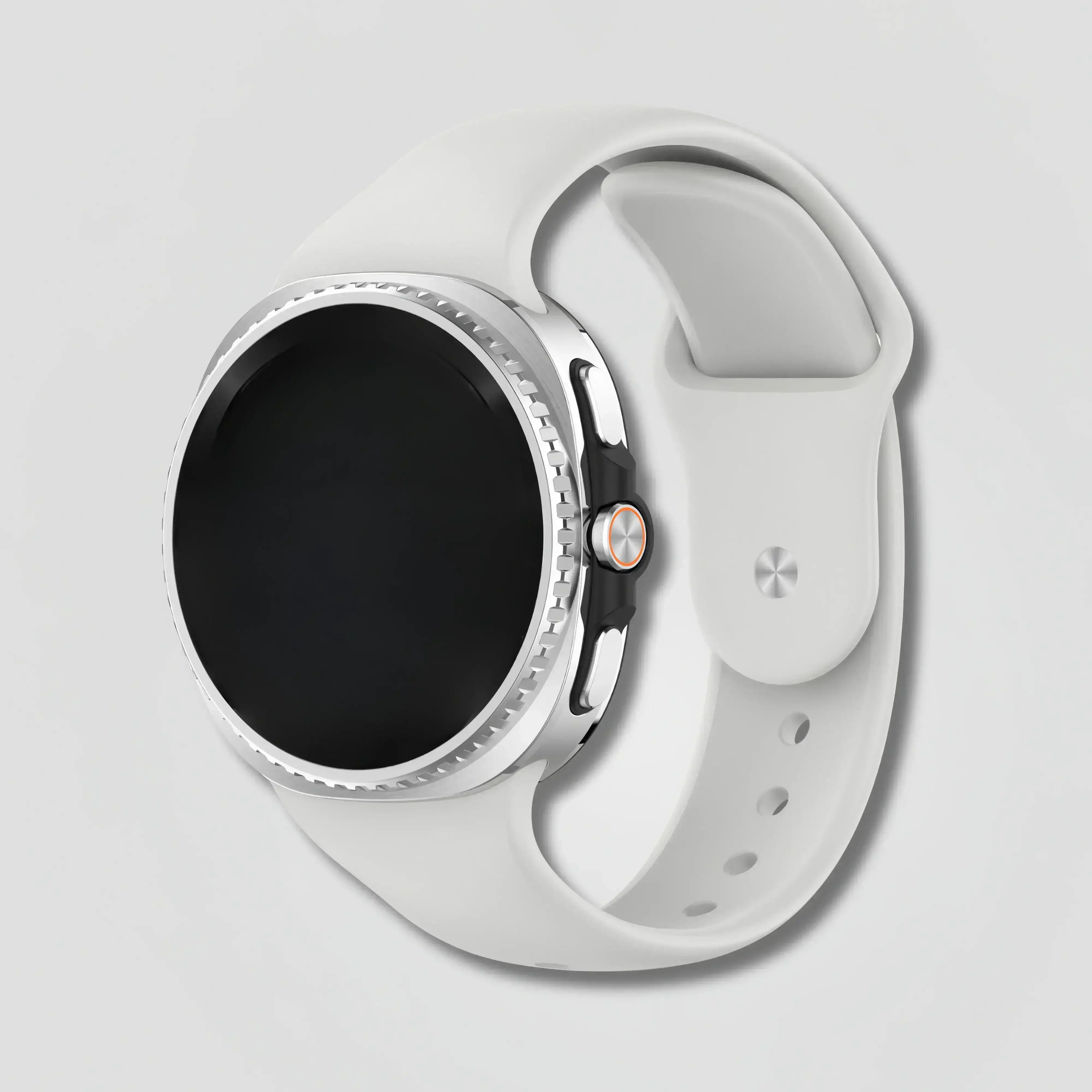 Image of Vornis — Silicone Sport Band (Light Grey) — Samsung Watch 8 - Nothing but Bands