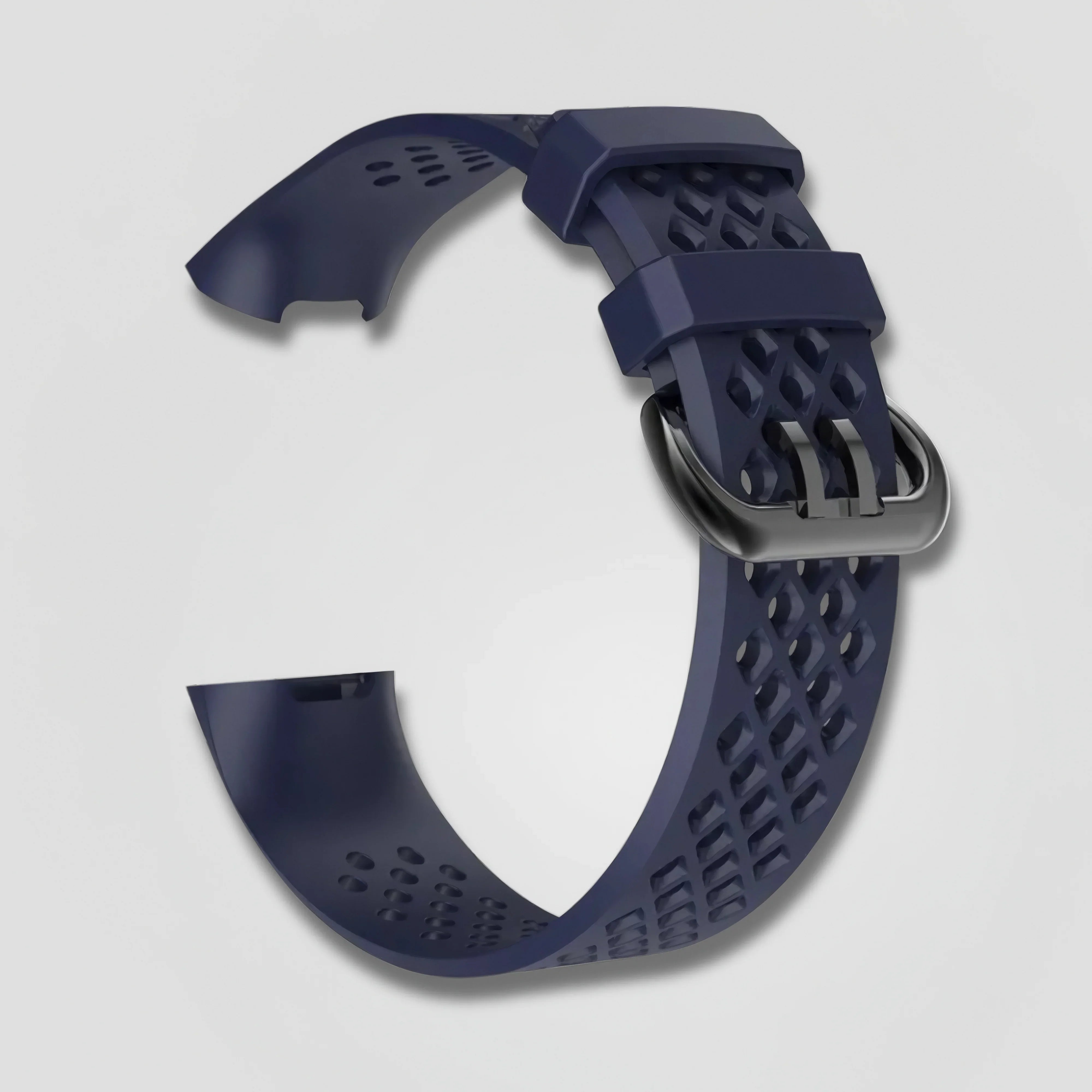 Image of Zera — Silicone Sport Band (Dark Blue) — Fitbit Charge 3/4 - Nothing but Bands