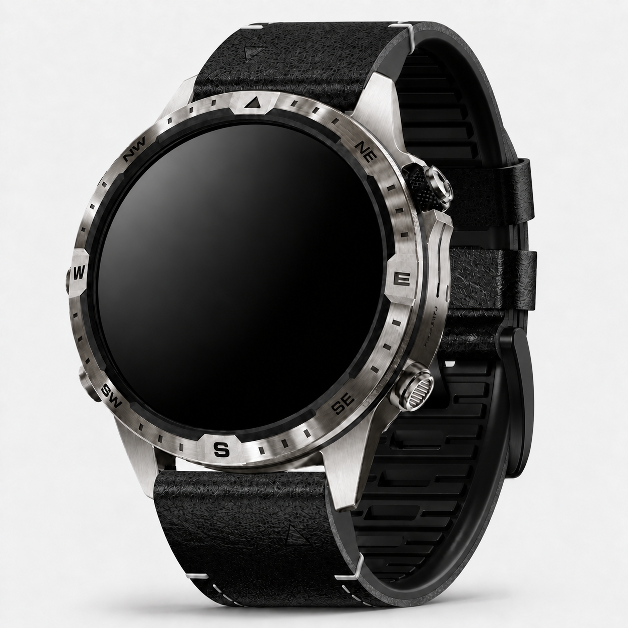 Image of Alder — Bracelet en cuir véritable — Garmin QuickFit 22