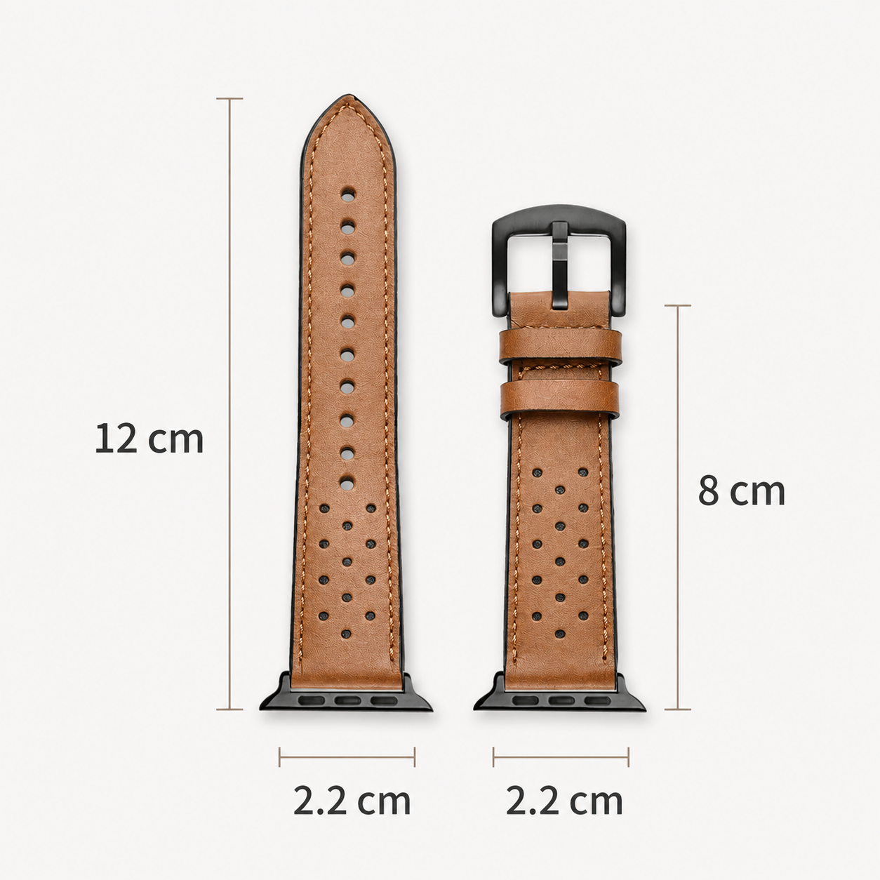 Image of Perrin — Echtleder-Armband — Apple Watch