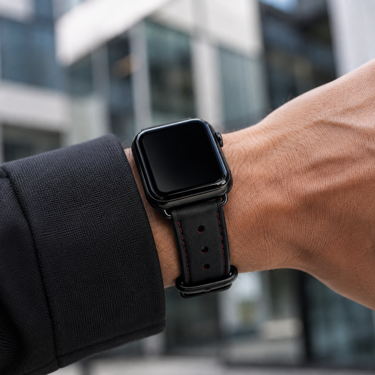 Image of Perrin — Echtleder-Armband — Apple Watch