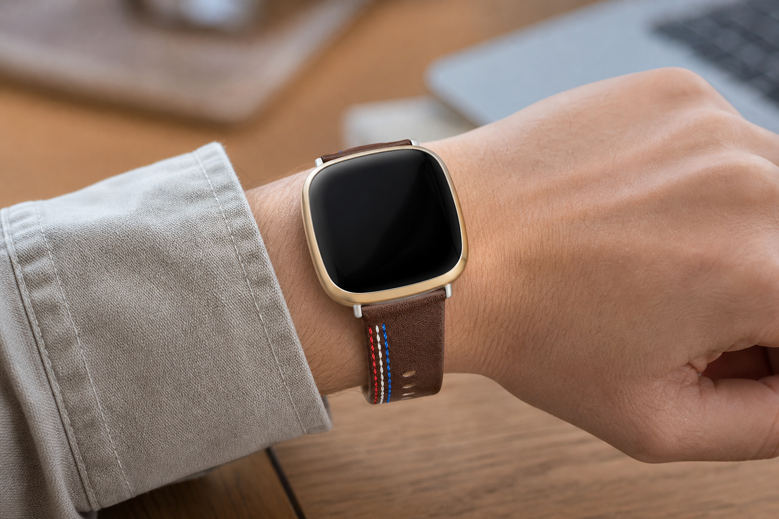 Image of Ryder — Cinturino in vera pelle — Fitbit Versa 3/4 e Sense 1/2