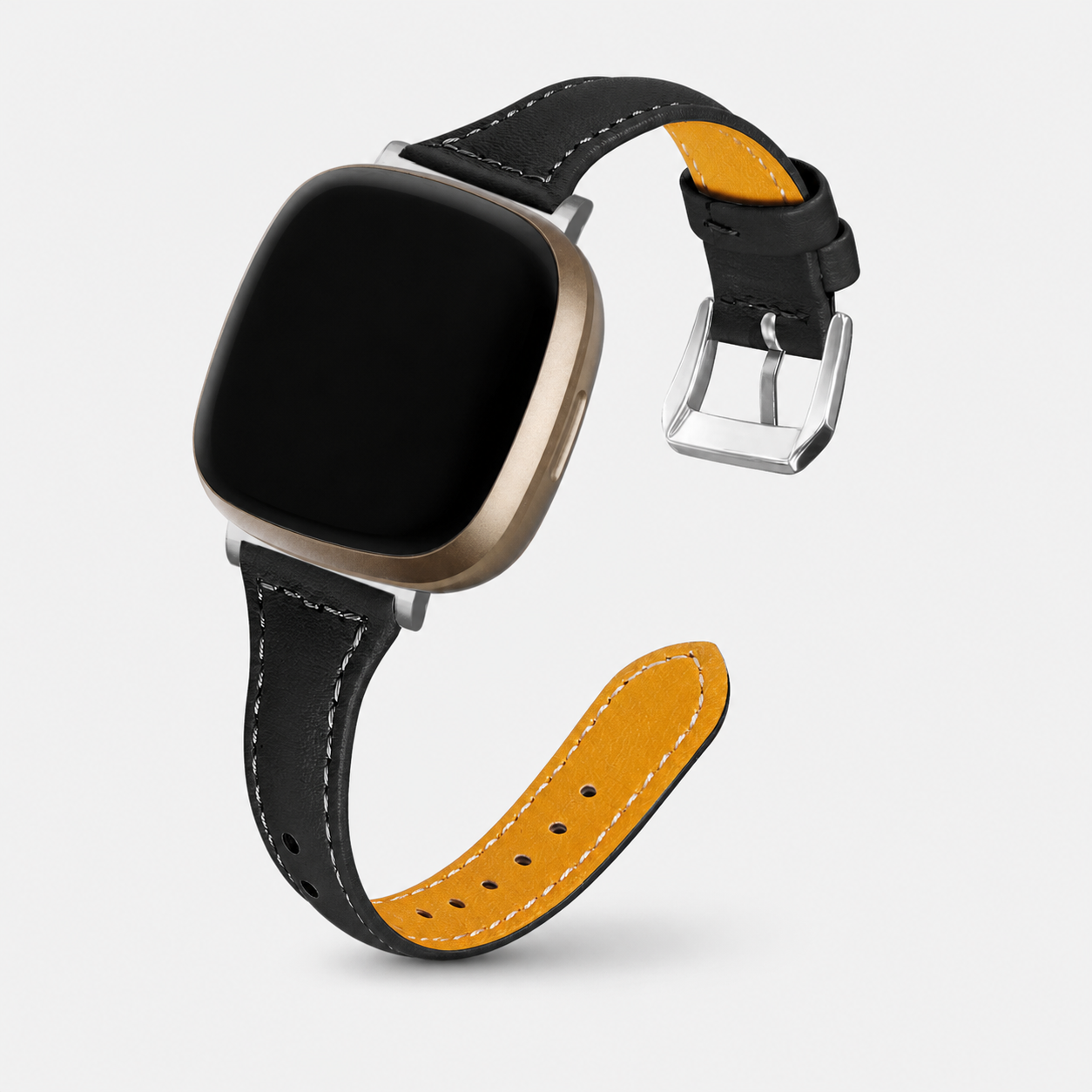 Image of Ellis — Cinturino in vera pelle — Fitbit Versa 3/4 e Sense 1/2