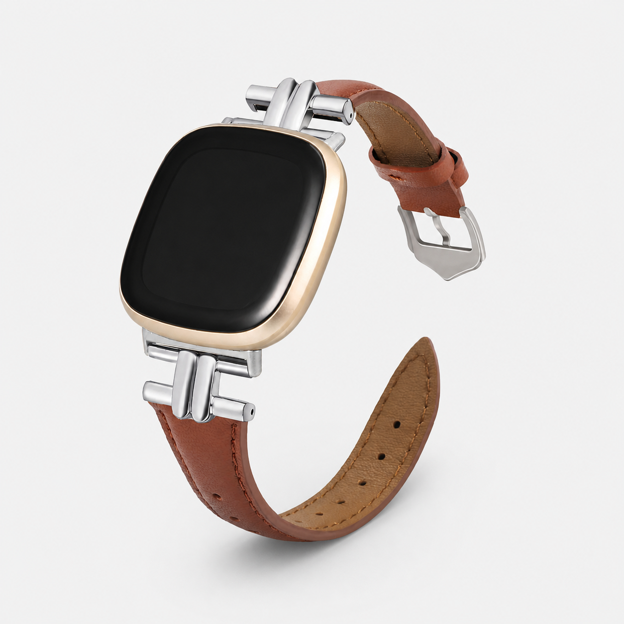Image of Elara — Cinturino in vera pelle — Fitbit Versa 3/4 e Sense 1/2