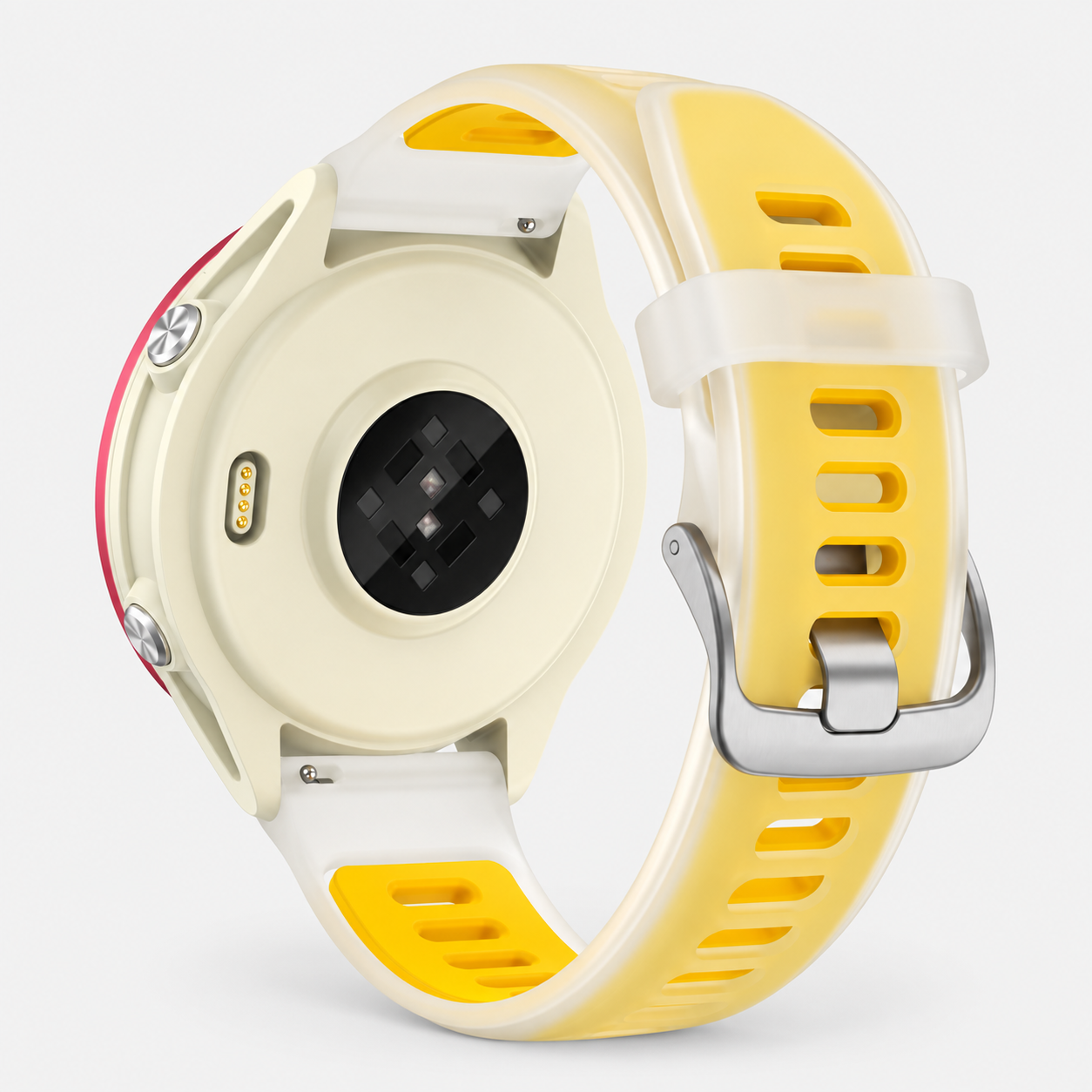 Image of Jelli jelly-style silicone sport band detail for Quick Release 22mm
