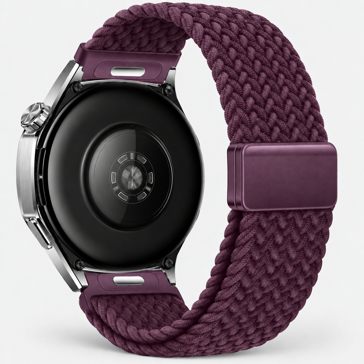 Image of Tressa Purple magnetic braided loop for Quick Release 22mm