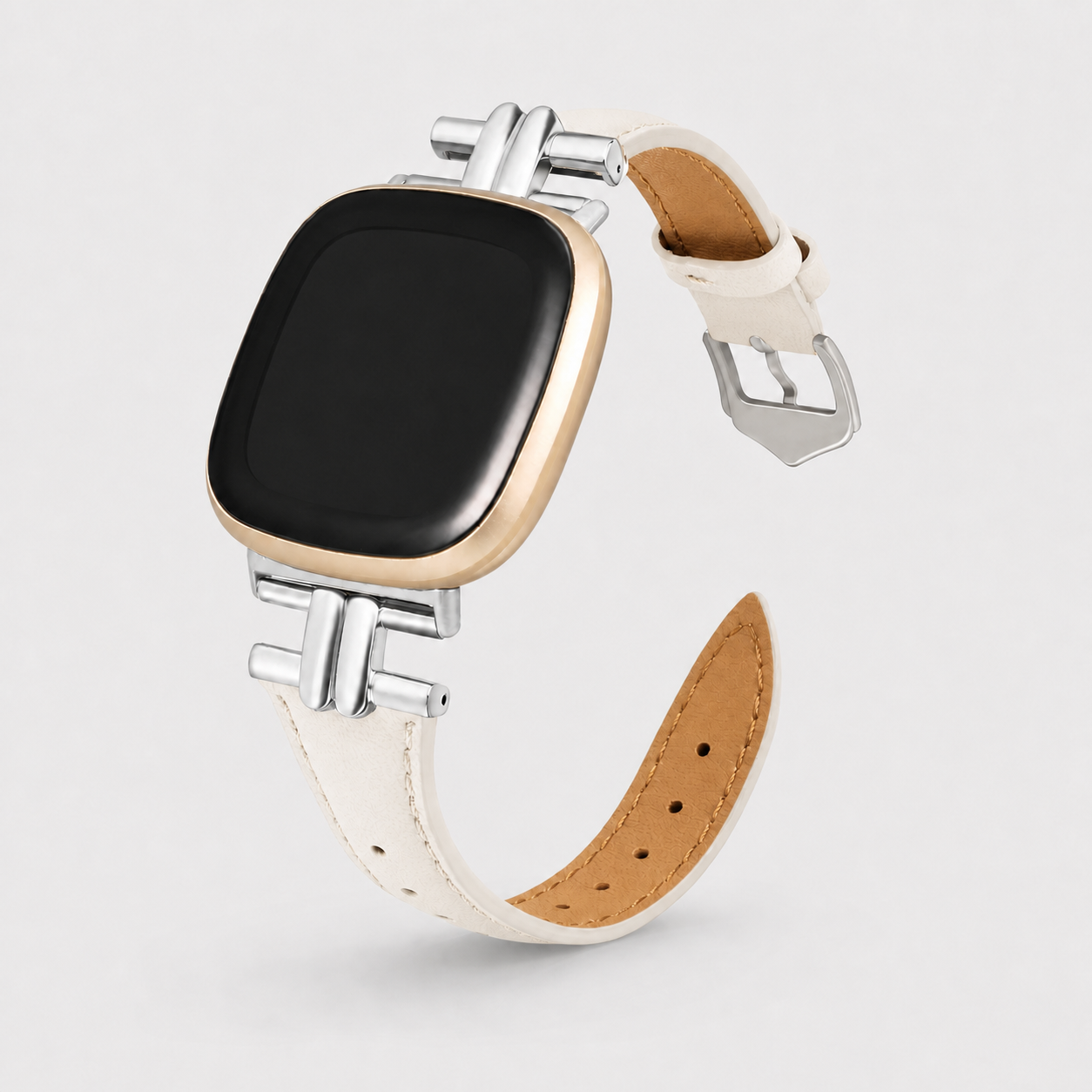 Image of Elara — Cinturino in vera pelle — Fitbit Versa 3/4 e Sense 1/2