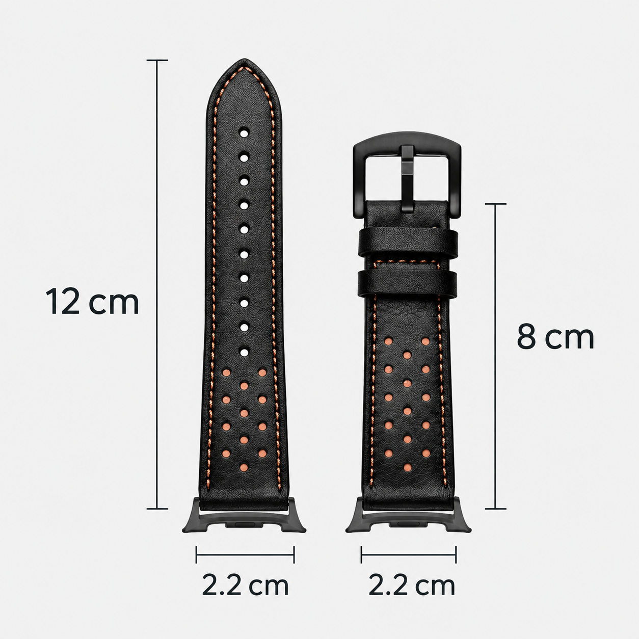 Image of Perrin — Bracelet en cuir véritable — Galaxy Watch 8 & 9