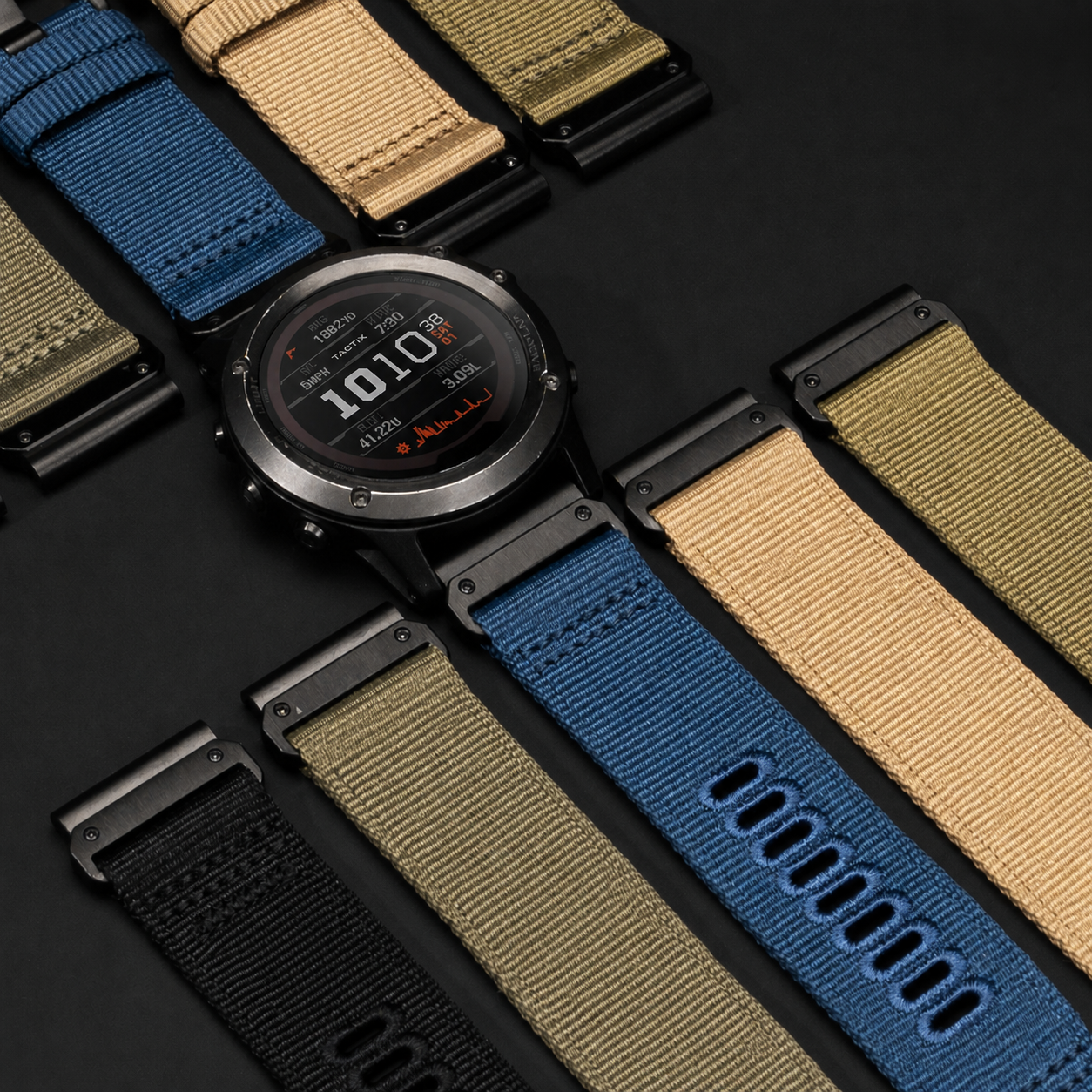 Image of Bastion — Cinturino Nylon Loop — Garmin QuickFit 26