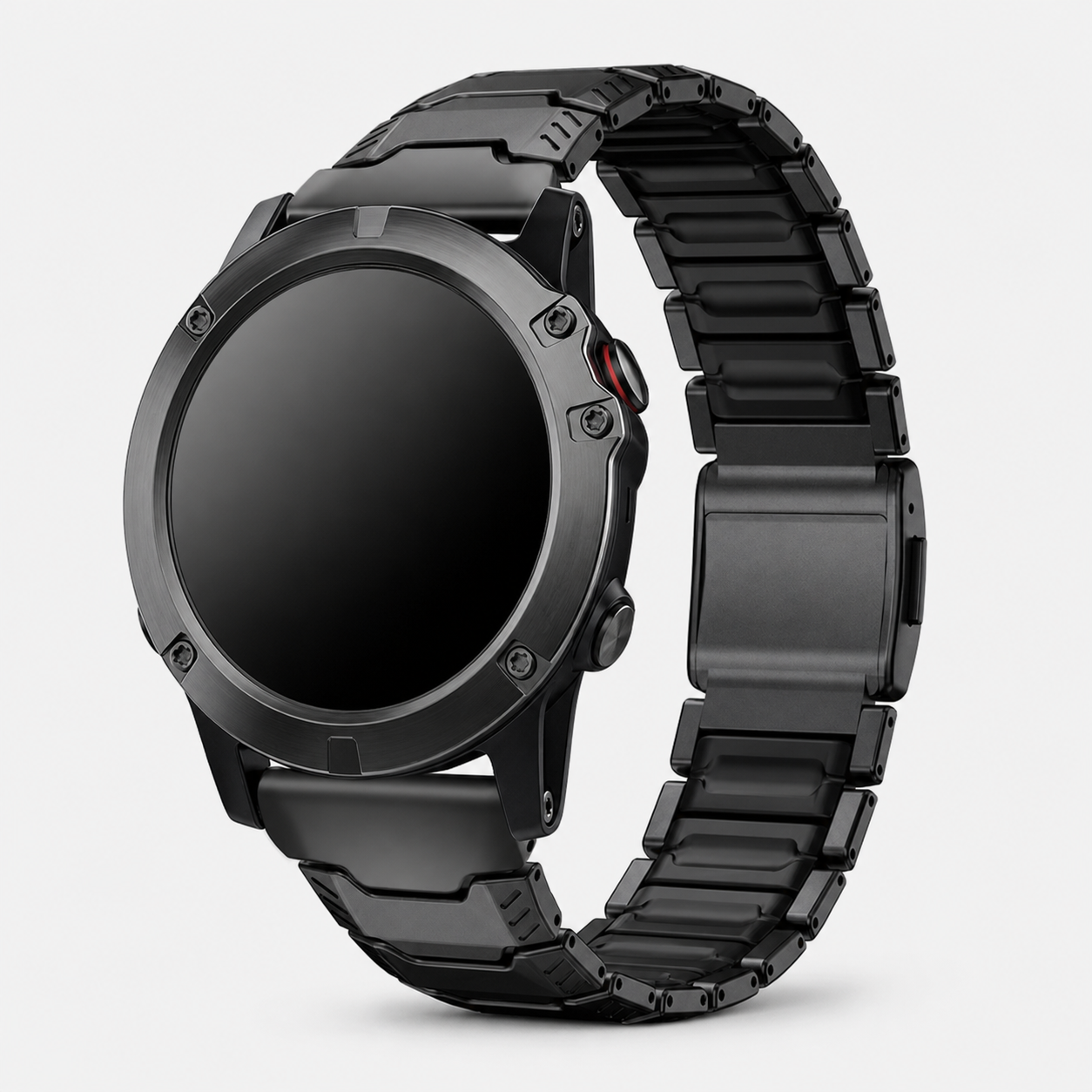 Image of Kovar — Cinturino a maglie in acciaio inossidabile e silicone — Garmin QuickFit 22