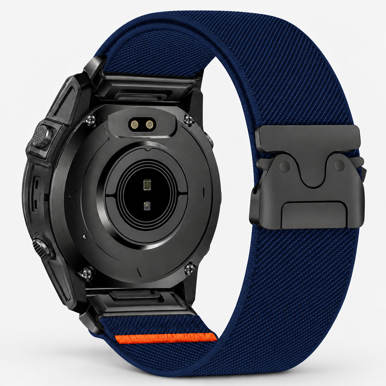 Image of Rappel Navy stretch nylon loop with parachute buckle for Garmin QuickFit 20