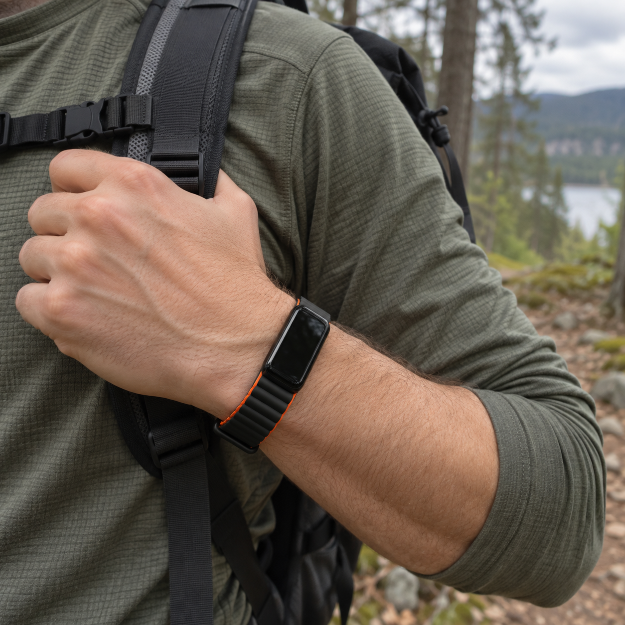 Image of Aira — Magnetic Silicone Sport Band — Fitbit Air