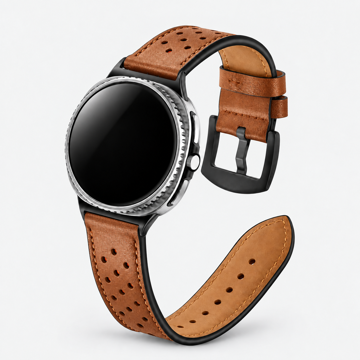 Image of Perrin — Bracelet en cuir véritable — Galaxy Watch 8 & 9