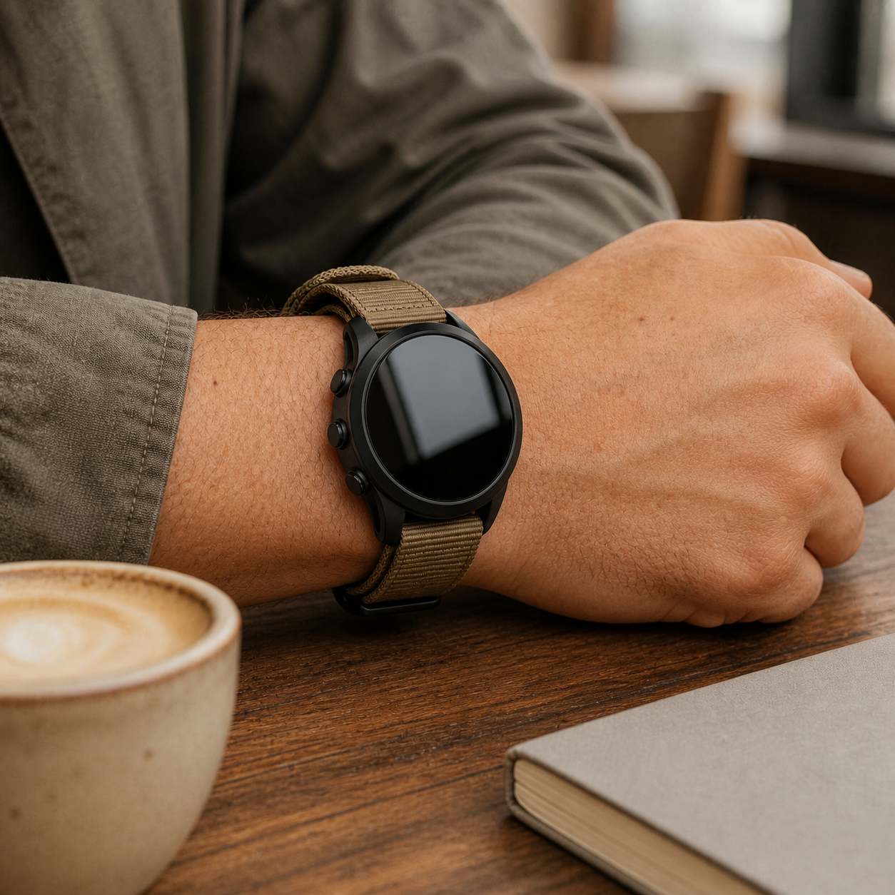 Image of Bravik — Nylon Loop Armband — Quick Release 22mm