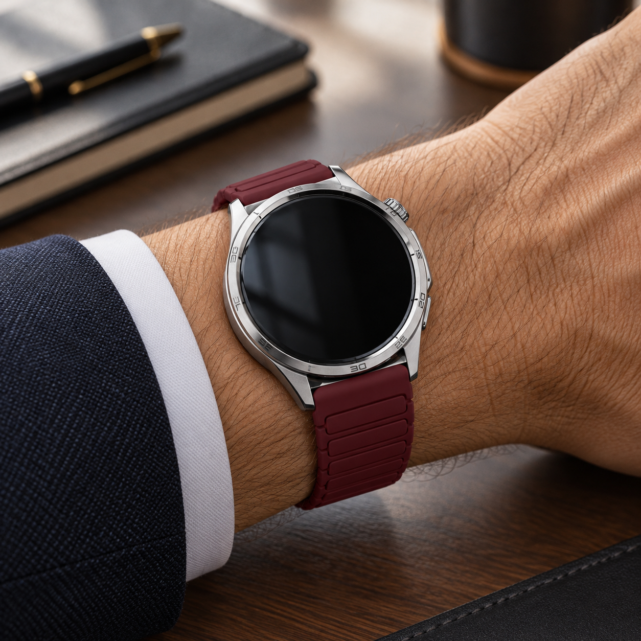 Image of Fluxa — Magnetic Silicone Sport Band — Quick Release 20mm