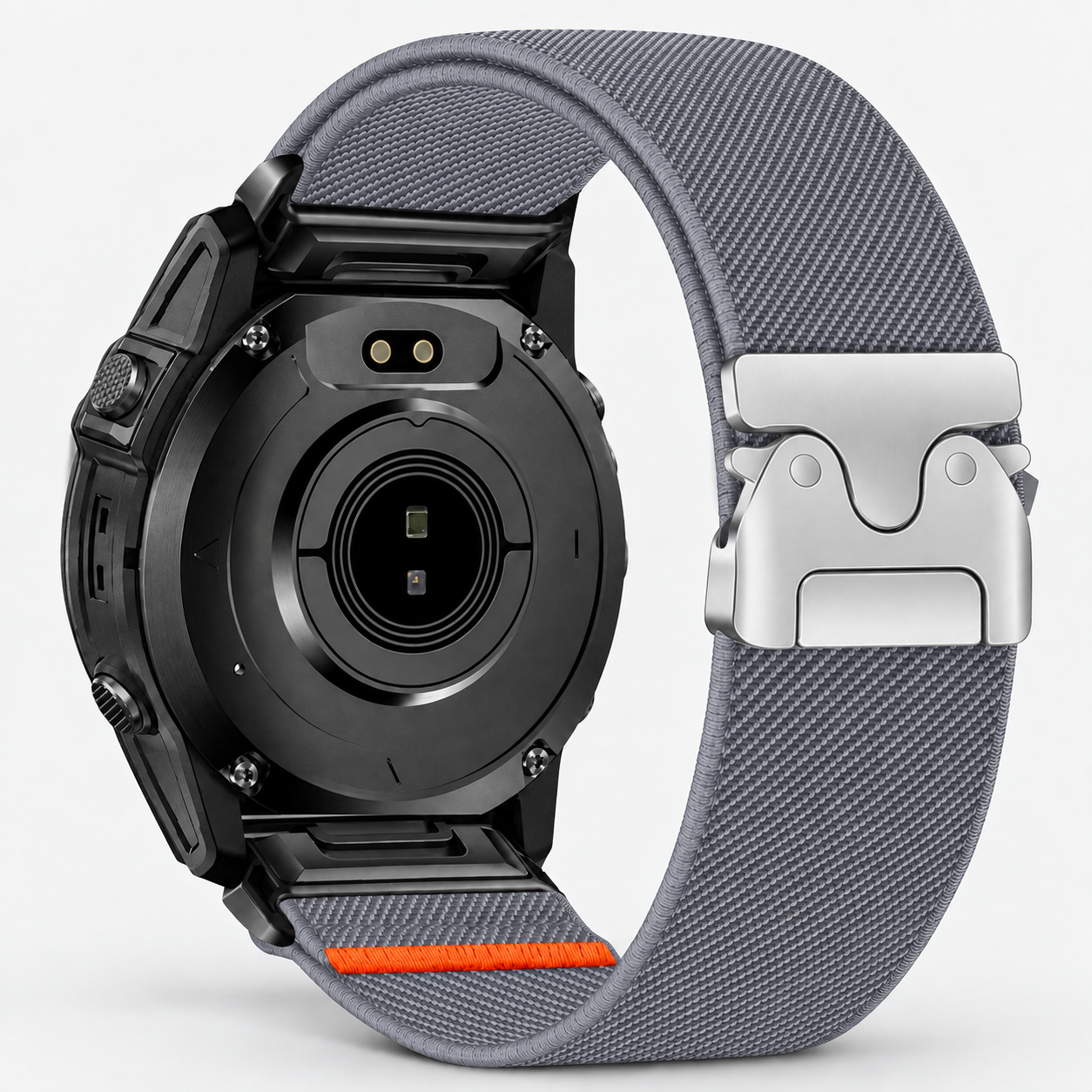 Image of Rappel Grey stretch nylon loop with parachute buckle for Garmin QuickFit 20