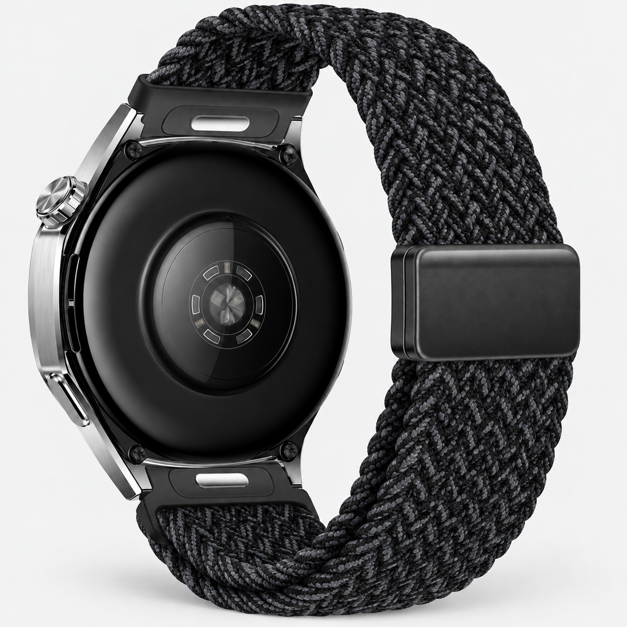 Image of Tressa Black magnetic braided loop for Quick Release 22mm