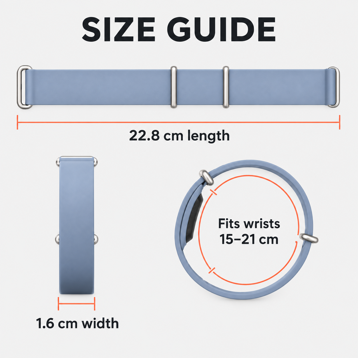 Image of Luma — Silicone Sport Band — Fitbit Air