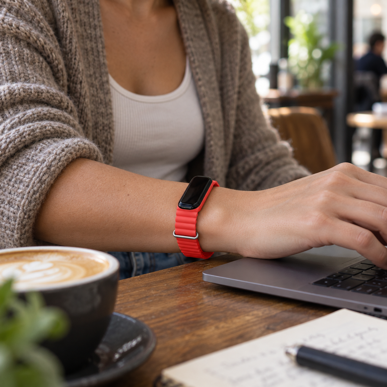 Image of Aira — Magnetic Silicone Sport Band — Fitbit Air