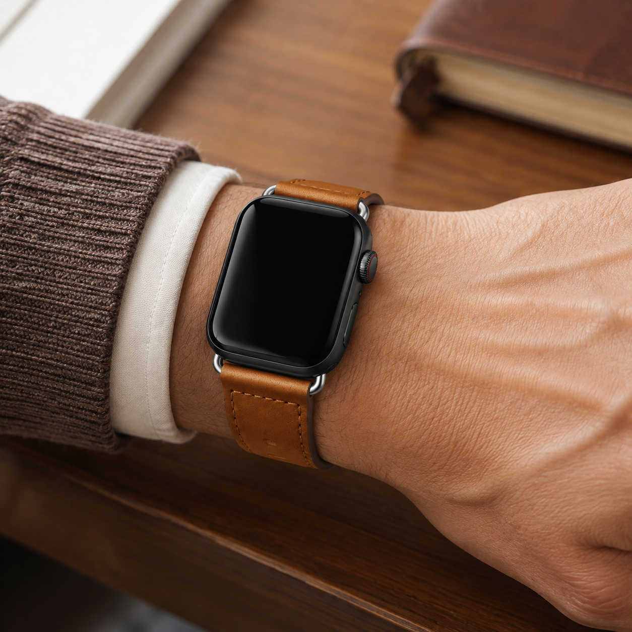 Image of Harper — Echtleder-Armband — Apple Watch