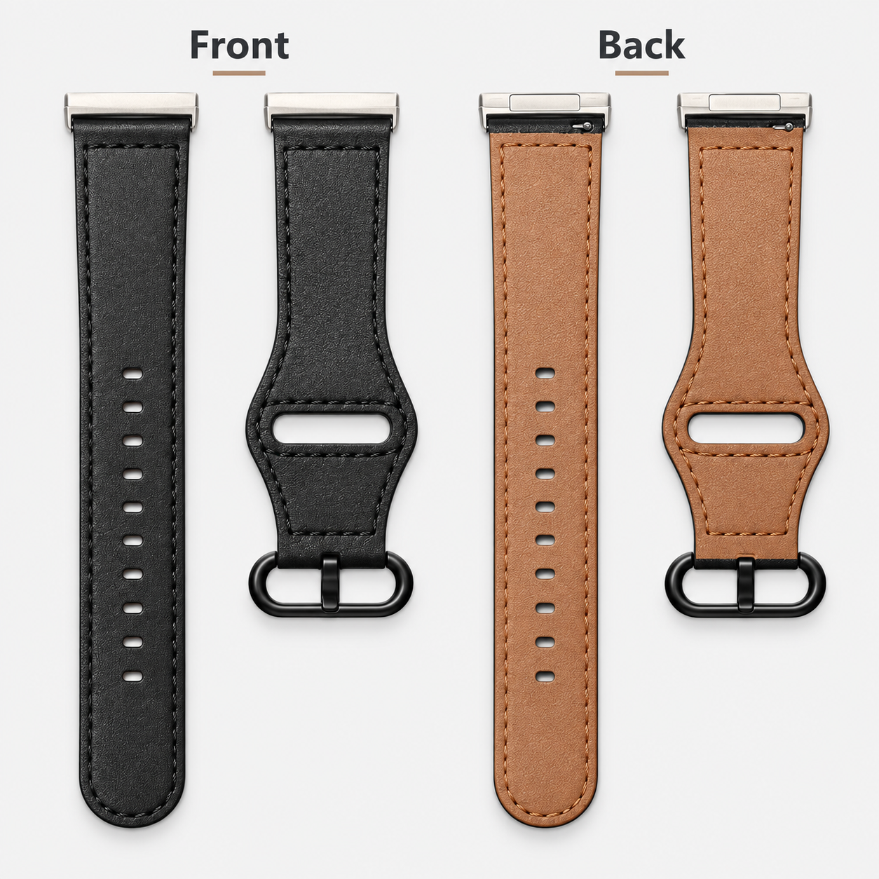 Image of Harper — Cinturino in vera pelle — Fitbit Versa 3/4 e Sense 1/2