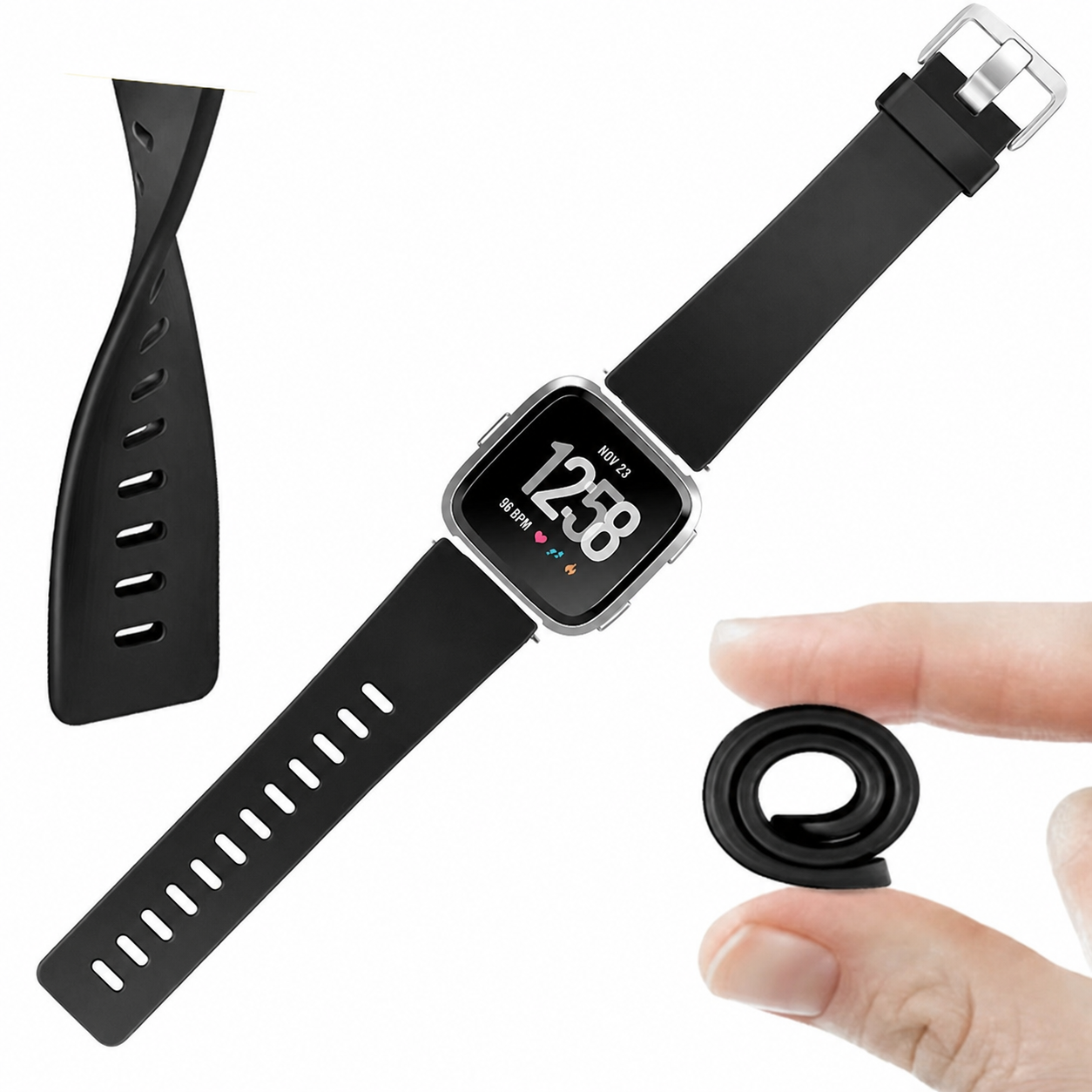 Image of Kellan — Silicone Sport Band — Fitbit Versa 1/2 & Lite