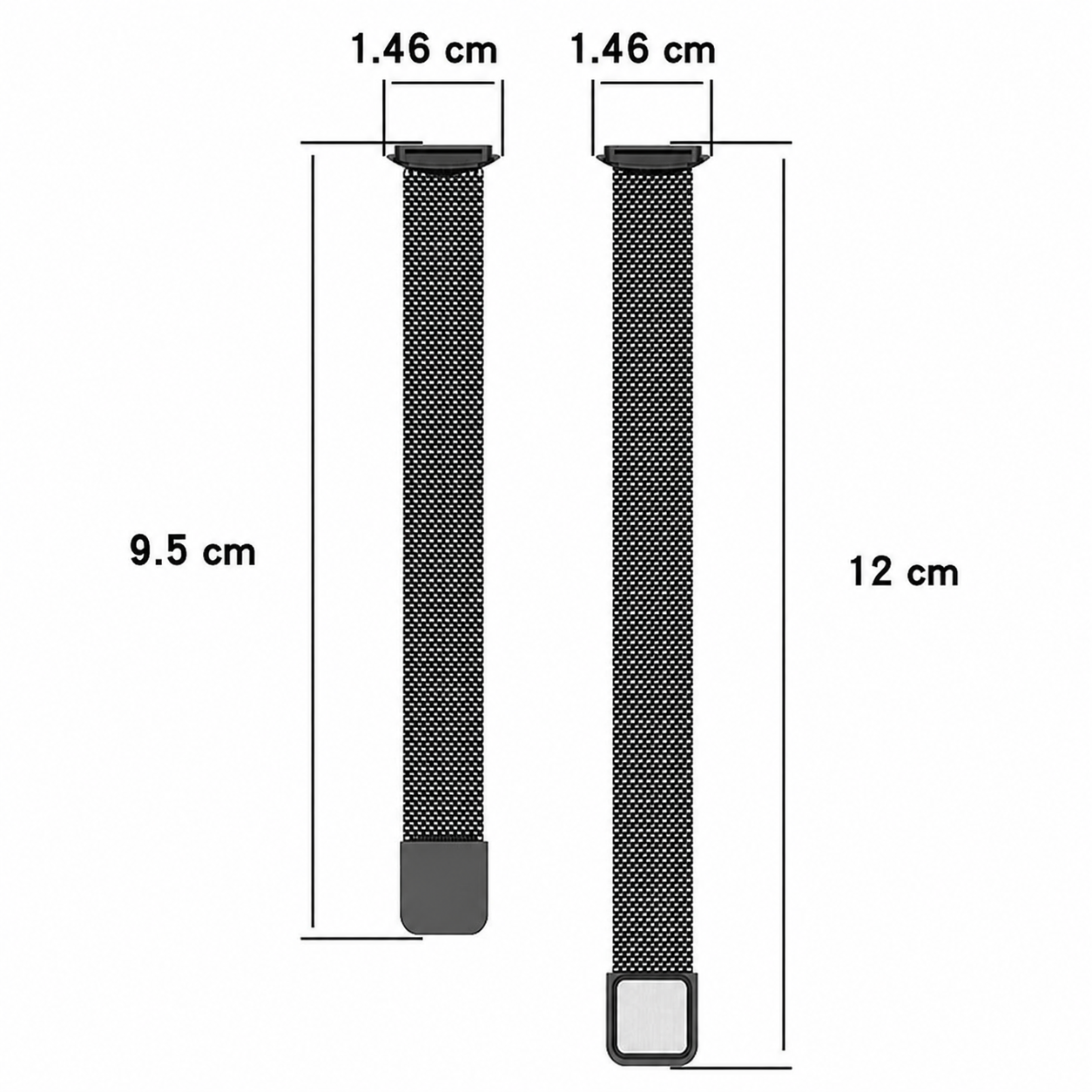 Image of Solin — Magnetisch milanese bandje — Fitbit Luxe