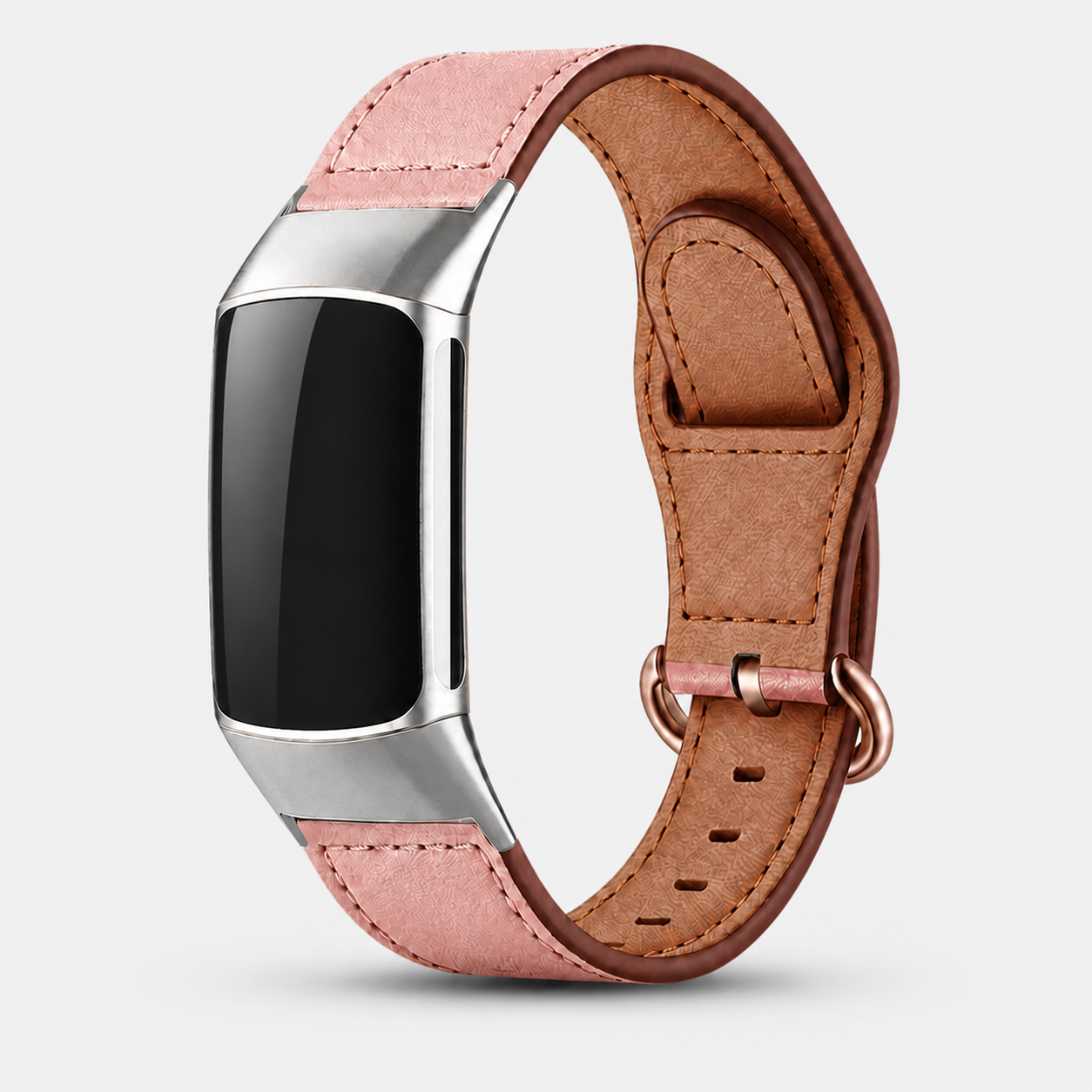 Image of Harper — Bracelet en cuir véritable — Fitbit Charge 5/6