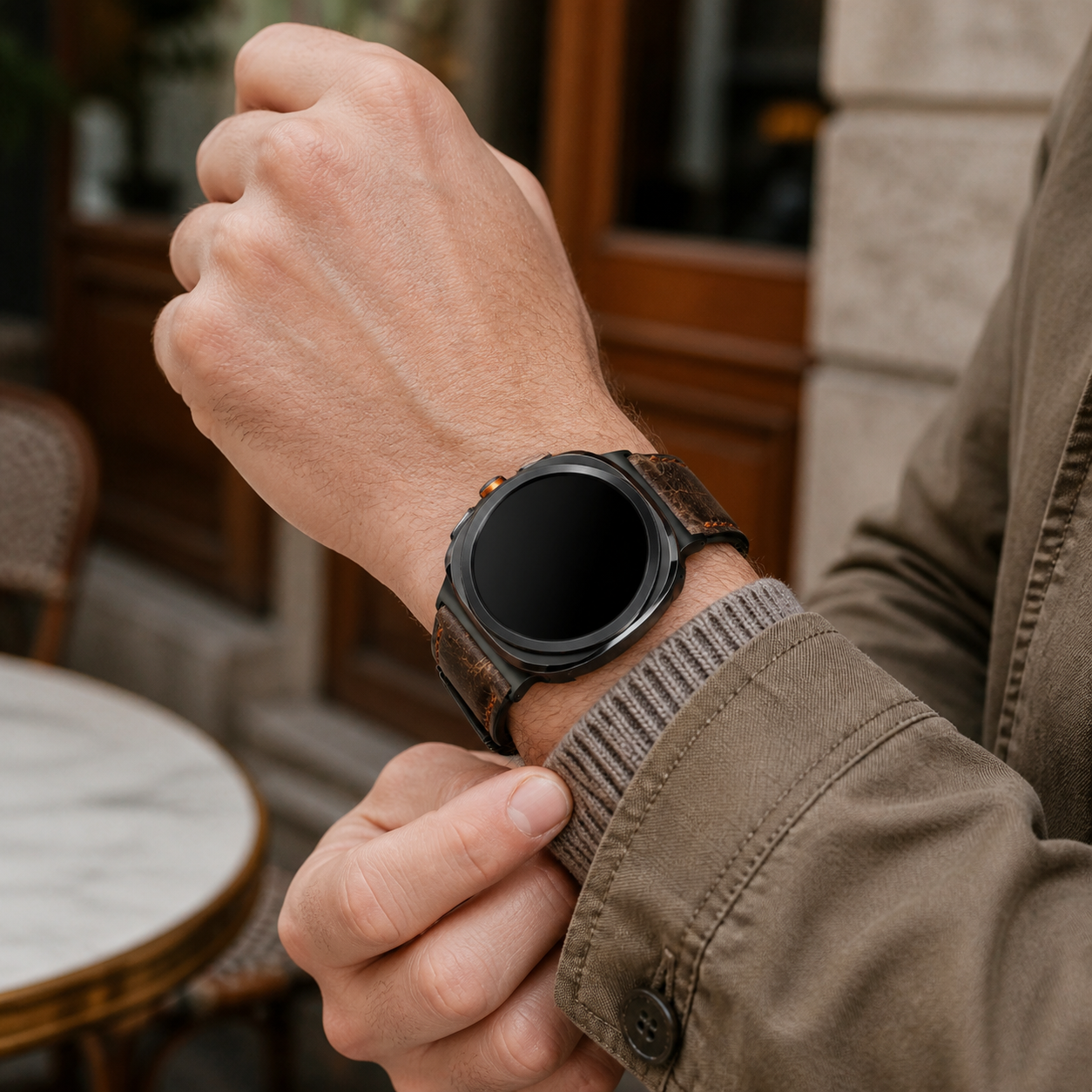 Image of Varden — Genuine Leather Band — Galaxy Watch Ultra & Ultra 2
