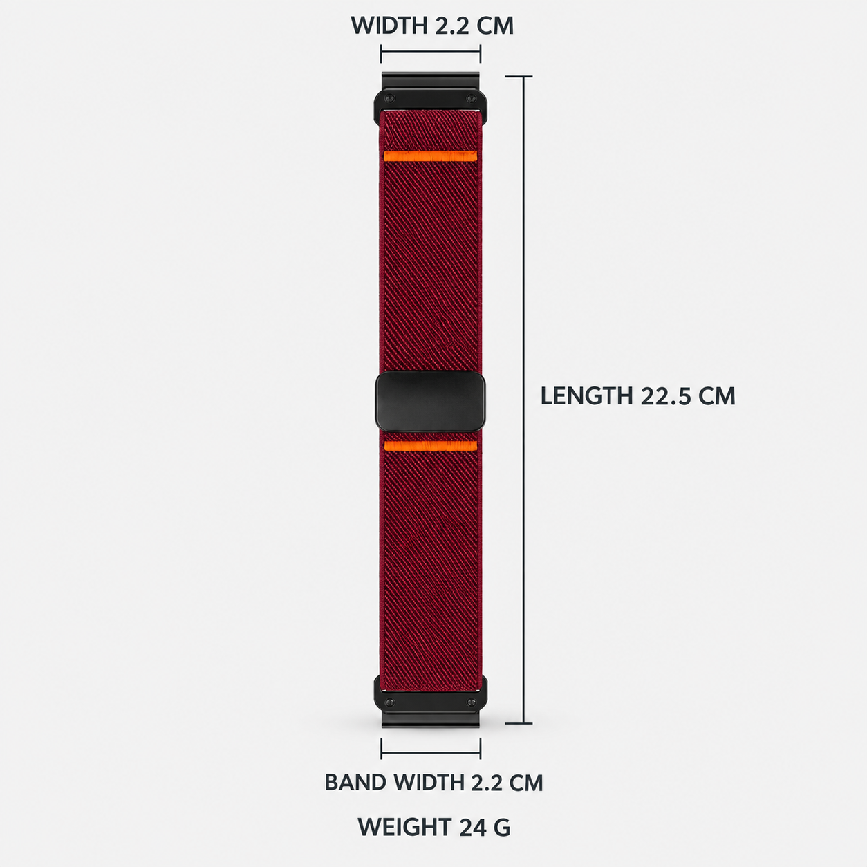 Image of Axion — Magnetic Nylon Loop — Garmin QuickFit 22
