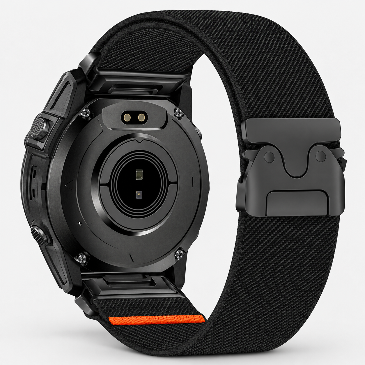 Image of Rappel Black stretch nylon loop with parachute buckle for Garmin QuickFit 20