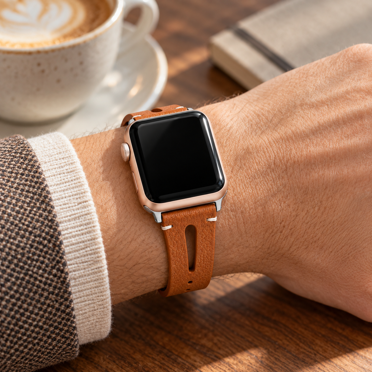 Image of Leora — Genuine Leather Band — Apple Watch