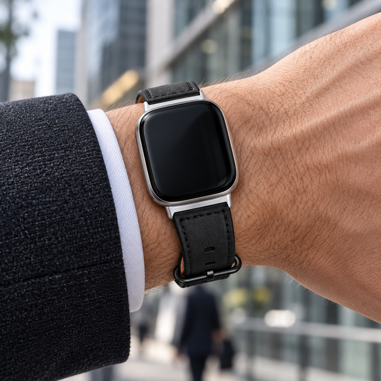 Image of Harper — Cinturino in vera pelle — Fitbit Versa 3/4 e Sense 1/2