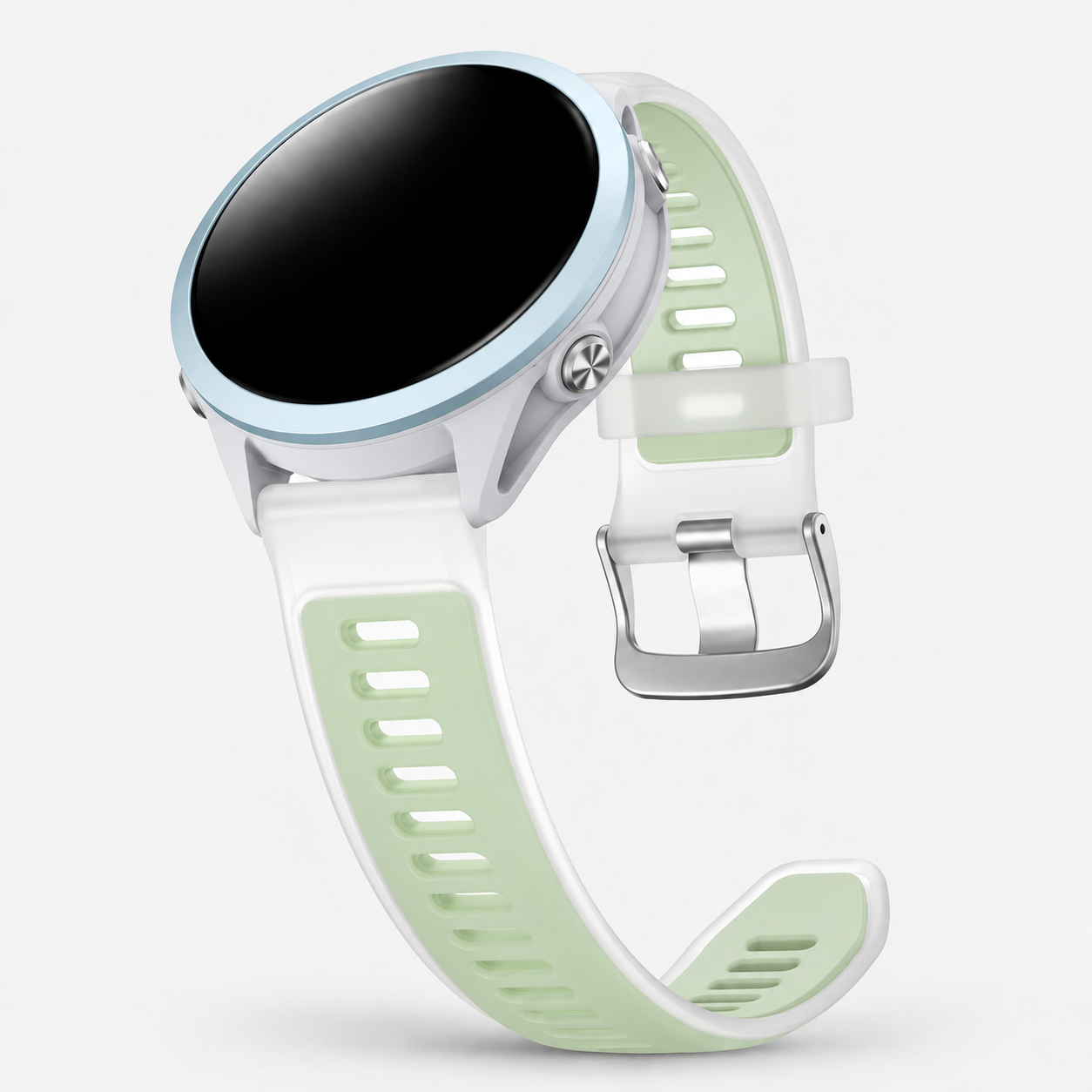 Image of Jelli Green jelly-style silicone sport band for Quick Release 22mm